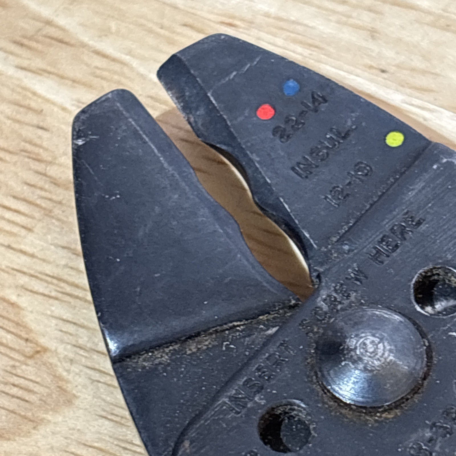 Dayton 8″ Wire Cable Stripper Cutter Crimper Pliers Red Handle 4x136a Vtg USA