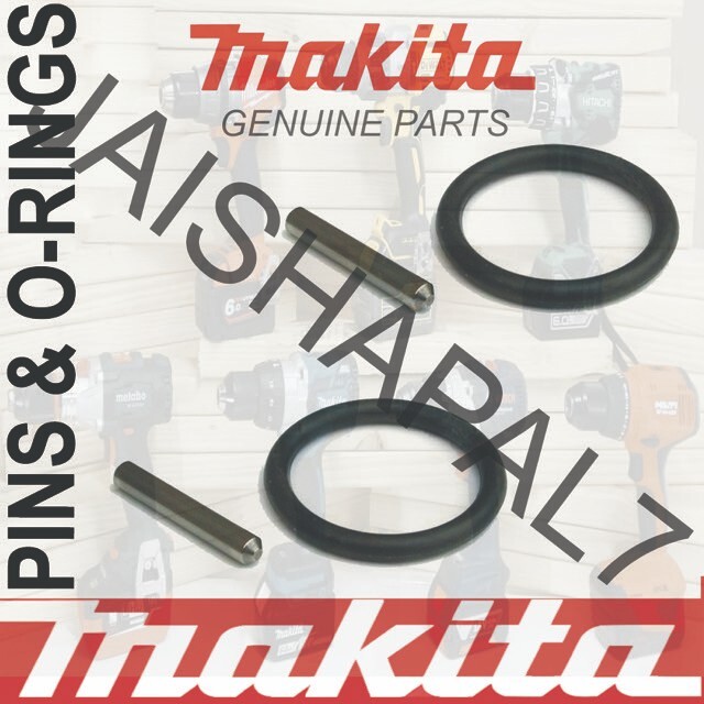 Makita 1/2 Scaffolders Impact Socket Replacement Pins & O-Rings (2 of Each) Tf