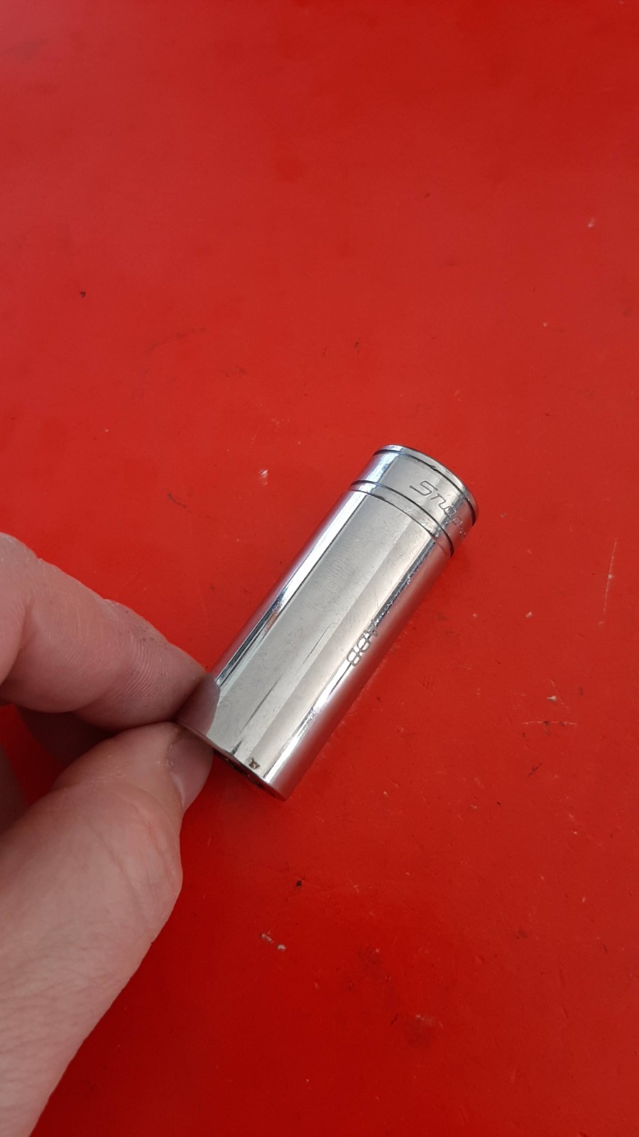 Snap-on Tools USA SFS241 3/8″ Drive 3/4″ 6pt Point Deep Chrome Socket Engraved