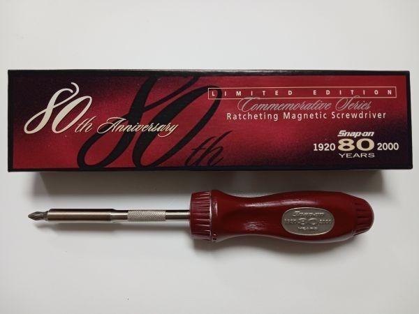 Rare Snap-on SDDMR4B 80th Anniversary Limited Rachet Driver
