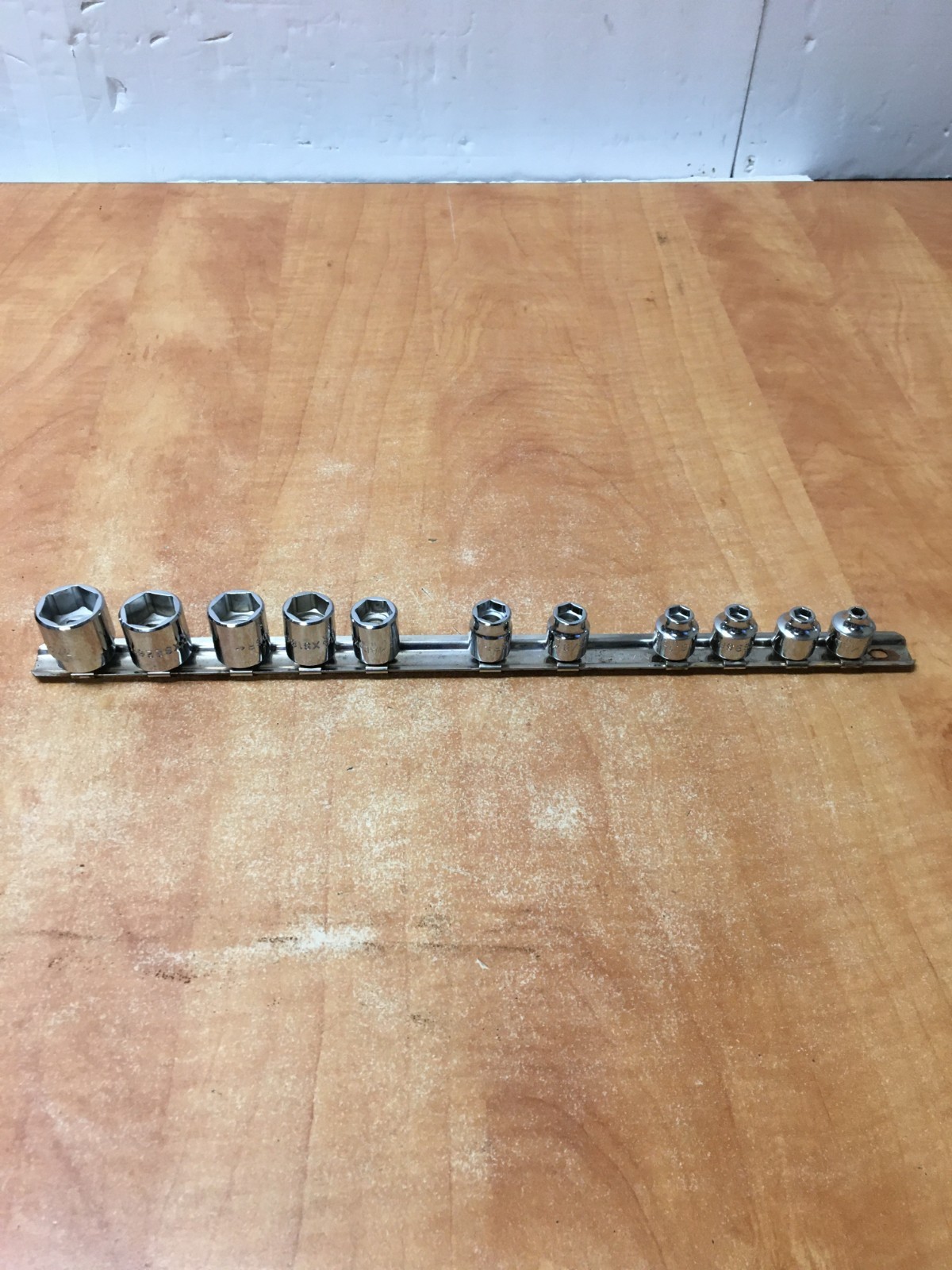 Mac USA Tools 3/8 Drive 11 Pc Extra Short Socket Set SAE 3/16-3/4″ READ