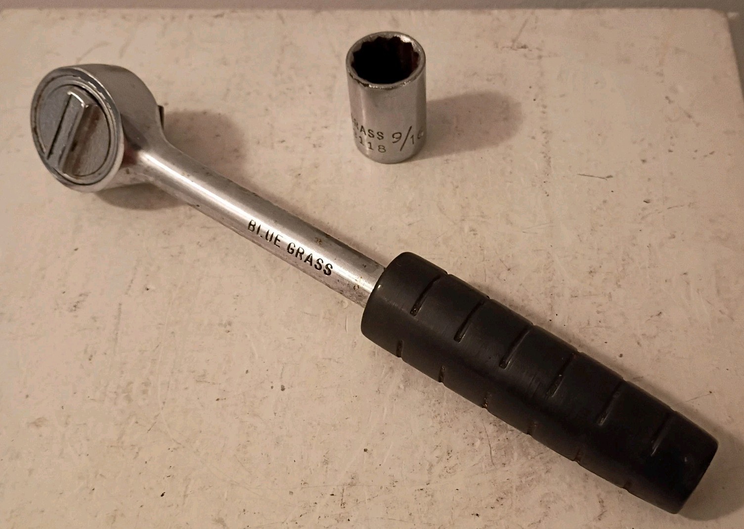 Bluegrass Tools USA 3/8 Ratchet Blk Handle