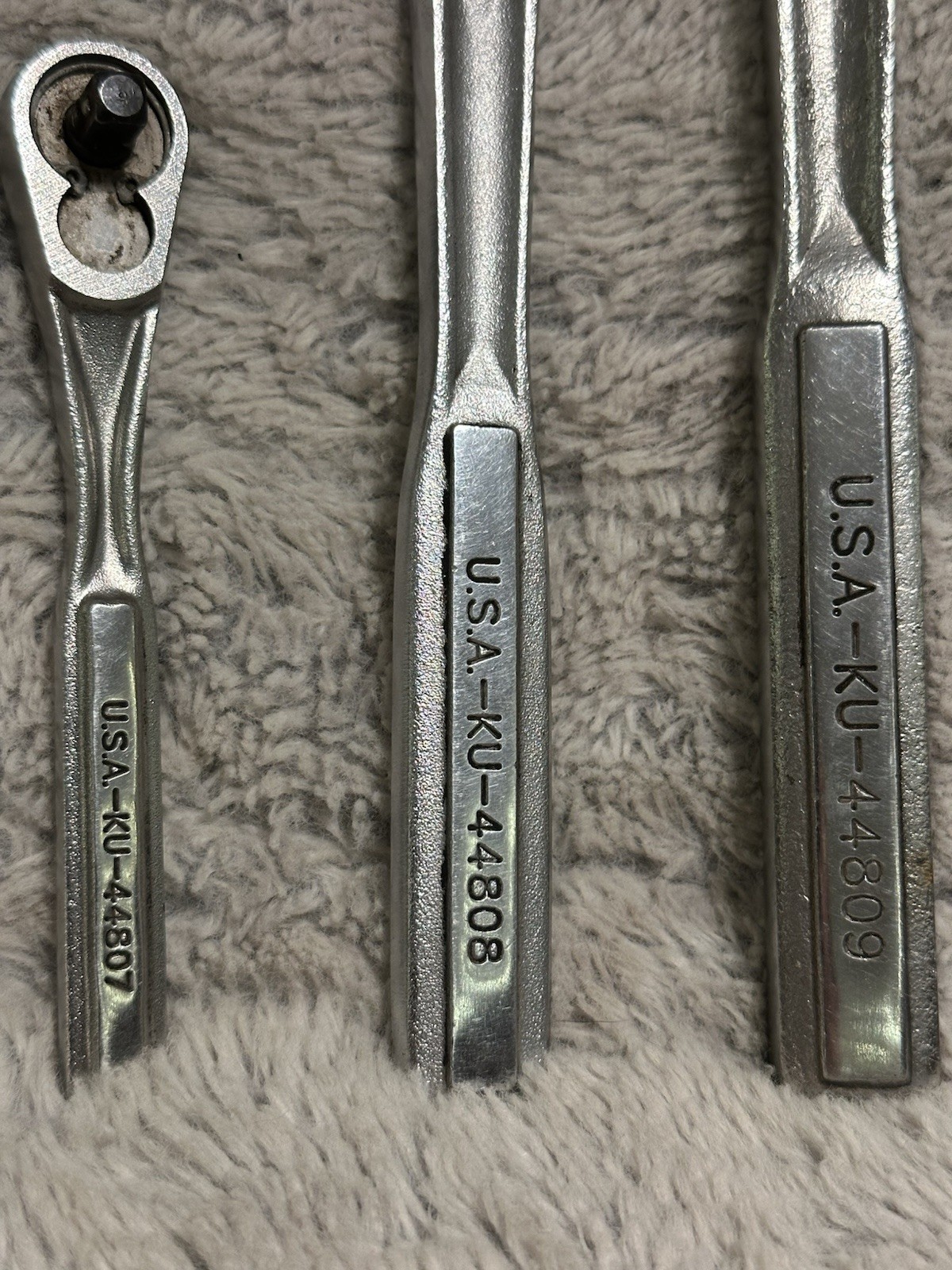 Craftsman Ratchet Set 1/2” 3/8” 1/4” Drive 44809 44808 44807 44261 44262 USA