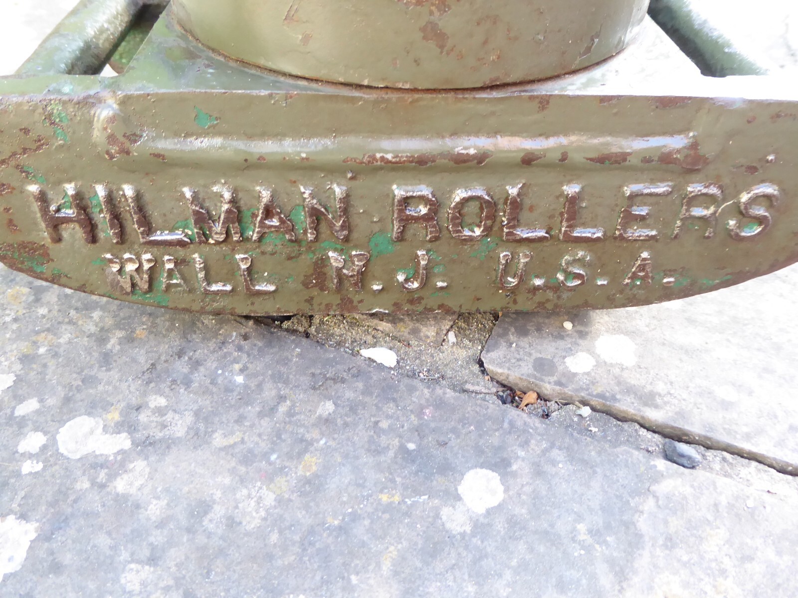 Vintage Hilman roller rollers USA. Heavy Duty Machinery Skate Movers. Hillman.
