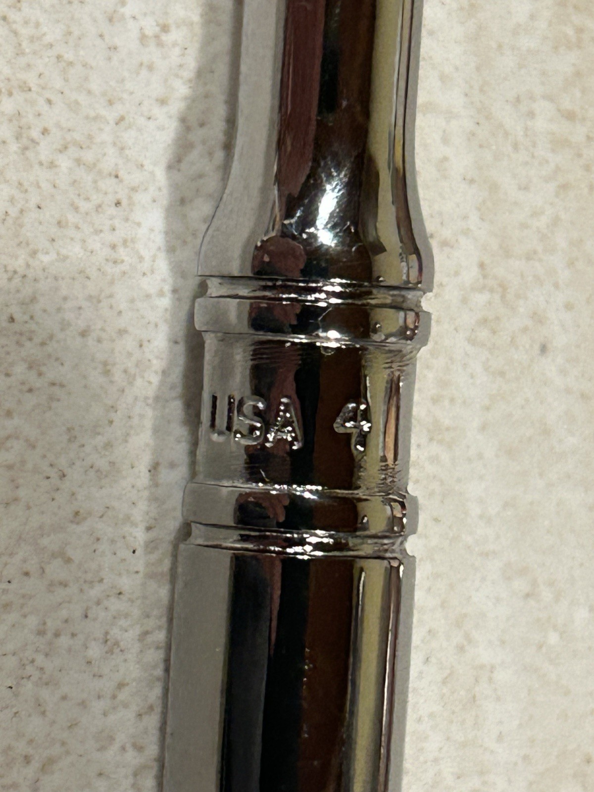 NEW SNAP ON TOOLS USA 1/4″ Drive Chrome Long Handle Fixed Head Ratchet TL72