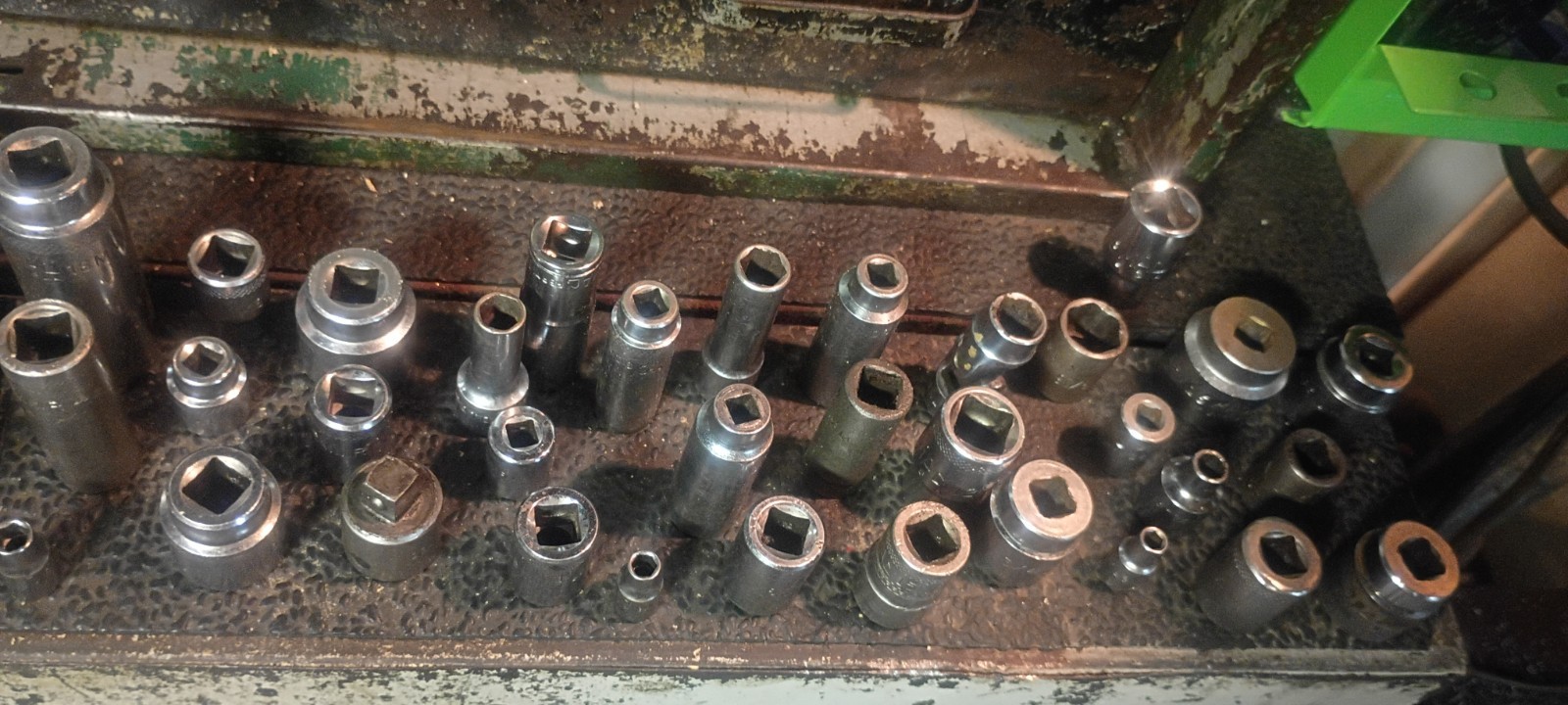 52 count MAC tools socket mixed assortment lot 1/4,3/8,1/2 standard and metric
