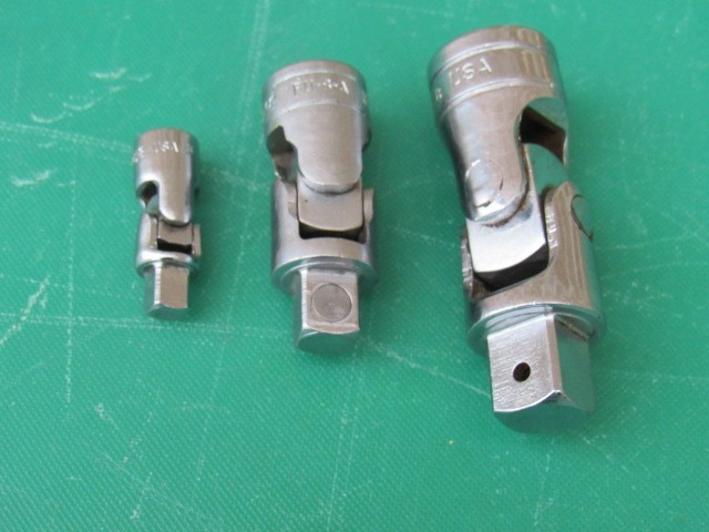 SNAP ON 103UFTS 1/4″ 3/8″ 1/2″ 3 PIECE UNIVERSAL SWIVEL JOINT SET TMU8 FU8A S8