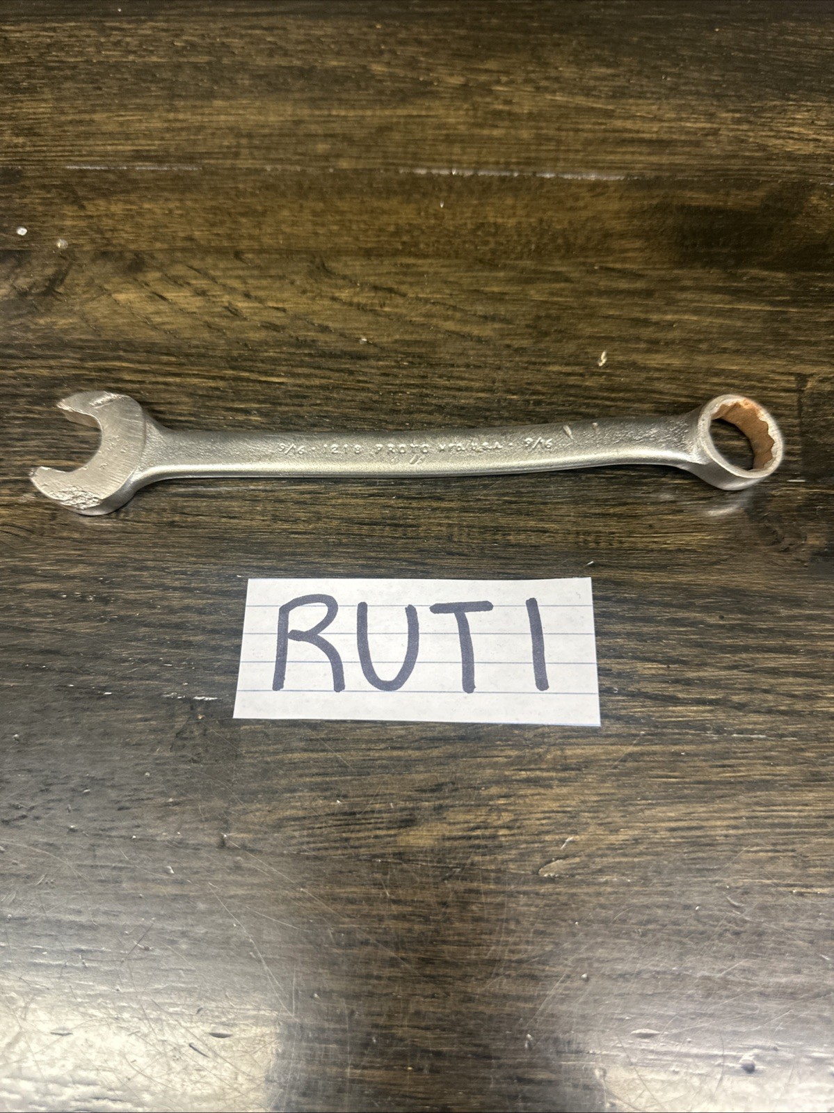 Proto 1218 9/16” 12 Point Combination Wrench USA. Modified