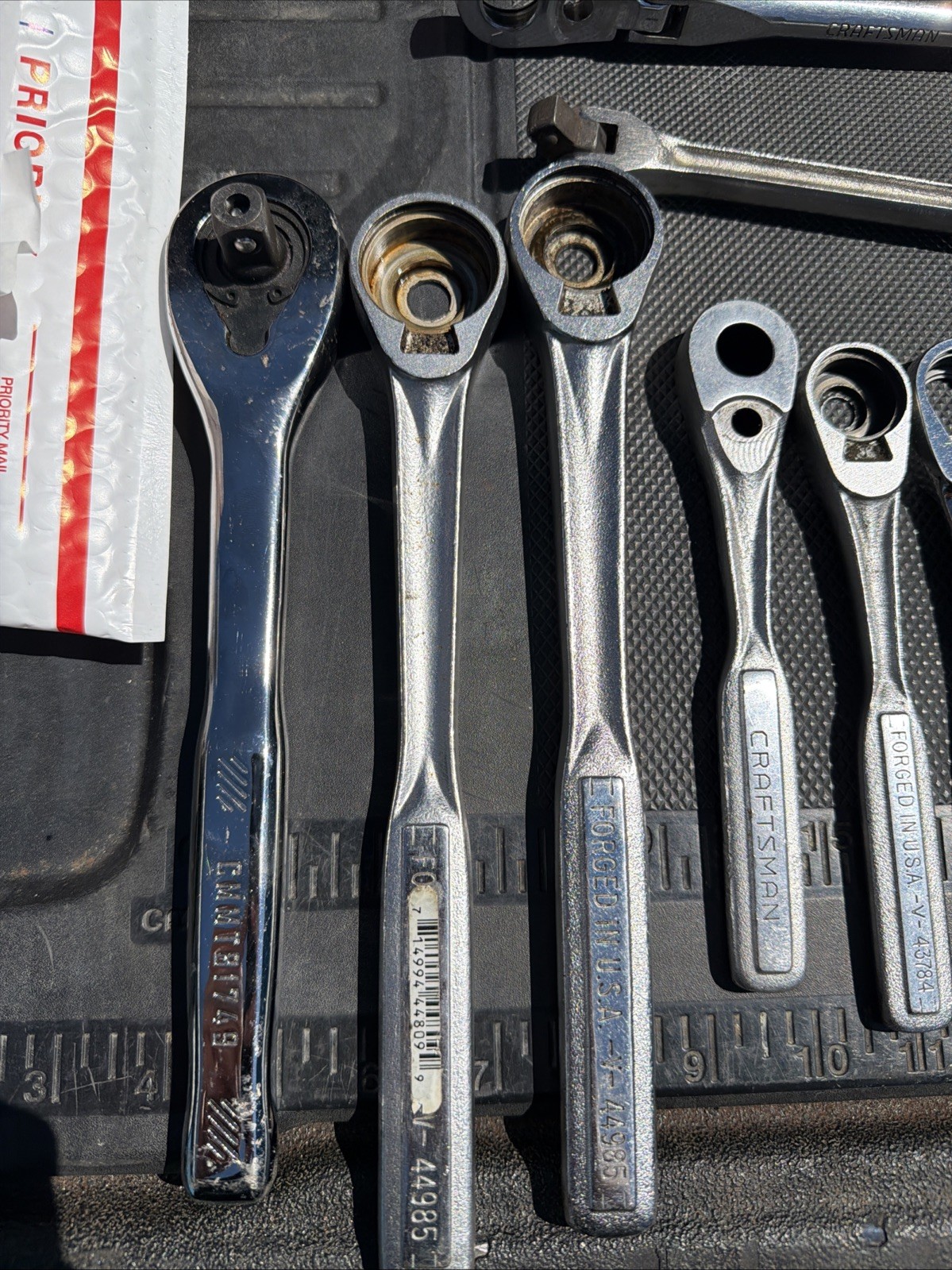(13) Sears Craftsman Ratchet Bodies ONLY NO GUTS 1/2” Drive 3/8” & 1/4” Plus Flx