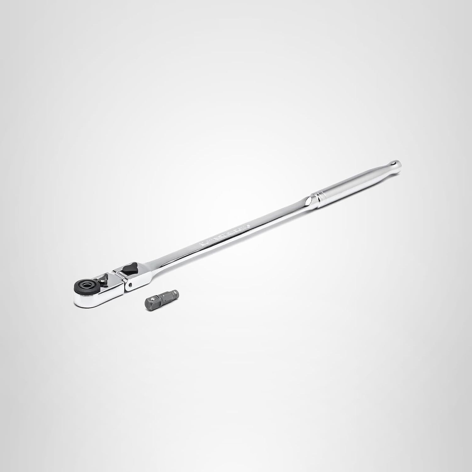 Compact 1/4″ Drive Quick Release Flex Head Ratchet – 12″ for Tight Spaces