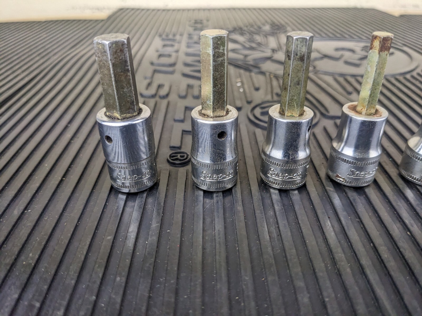 #bd574 Snap On 207EFAMY 6pc 3/8″ Drive Metric Hex Bit Socket Set 4-8,10mm