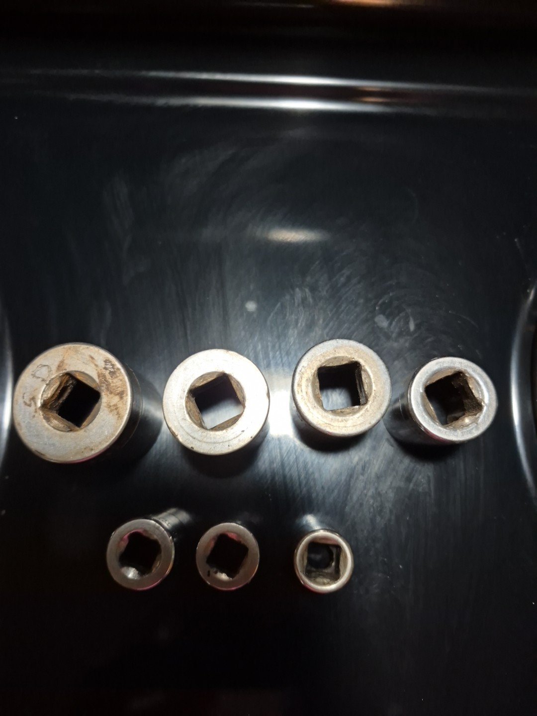 Craftsman Sockets 7 – 12 PT 1/2″ Dr. 1 – 1/16″ 15/16″ 7/8″ 3/4″ 5/8″ 9/16″ 1/2″