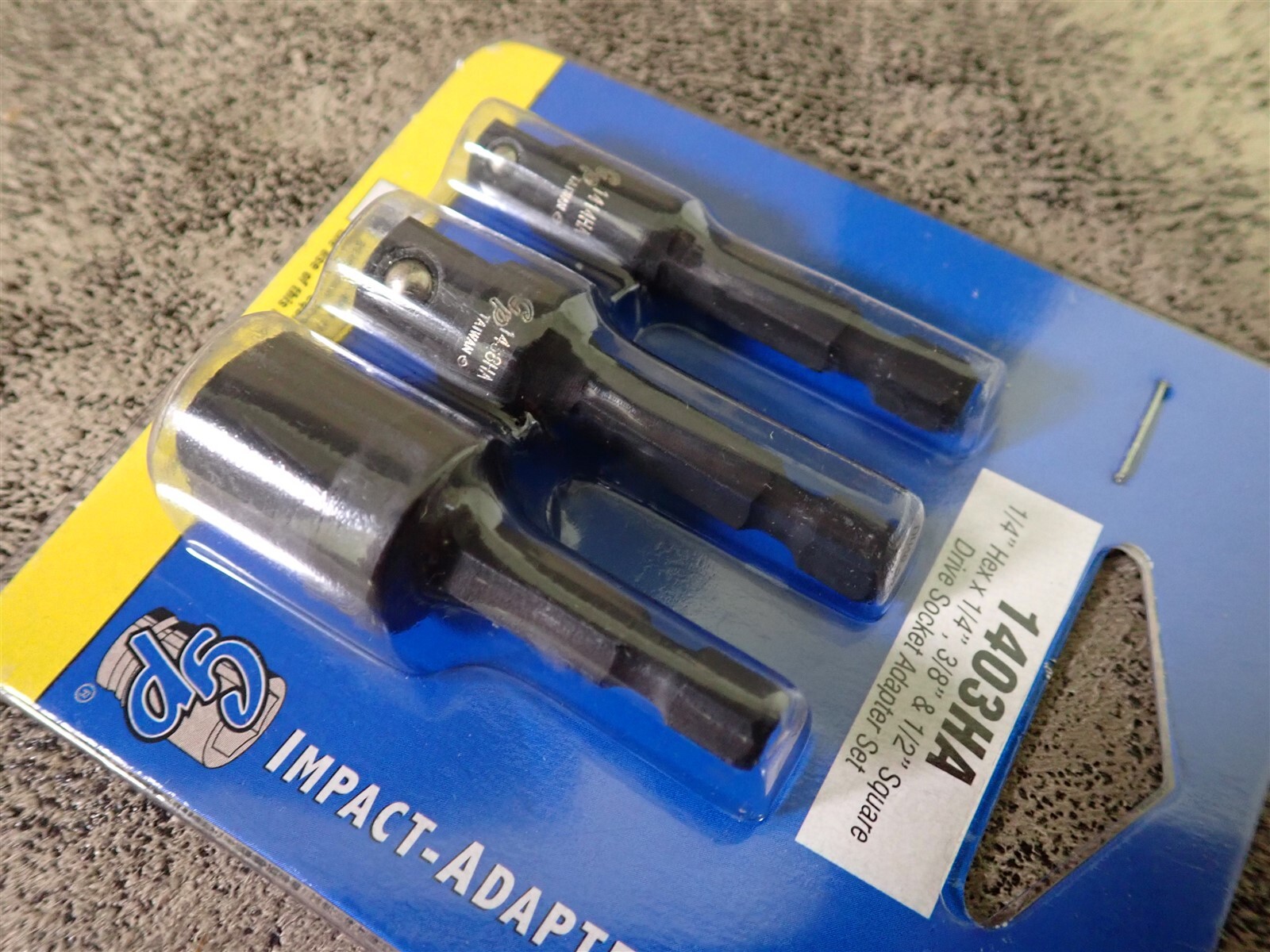 NEW Grey Pneumatic 1043HA Square Drive Socket Adapter Set (BN363)