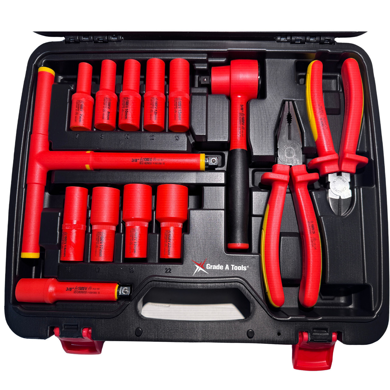 27 Piece 1000v Insulated Hand Tool kit – For Electric Vehicle Repairs