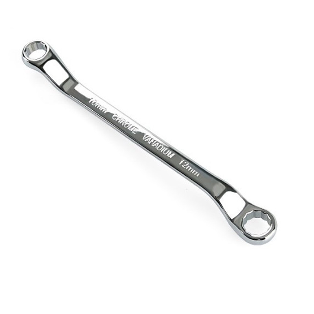 Offset Box End Wrench Spanners Carbon Steel Metric 45-Degree Long Double Ring
