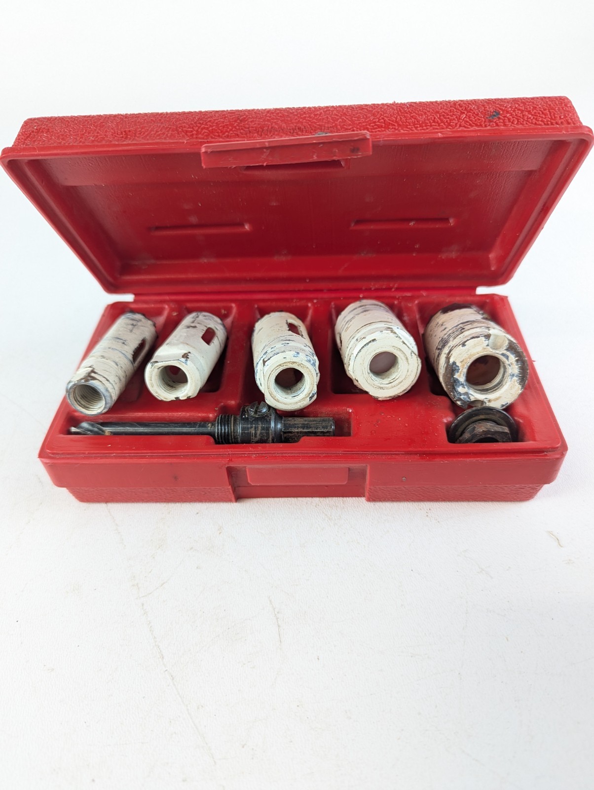 Blue-Point Snap On Tools 6 Pc set Hole Saw Arbor Kit Set LHS606B Made In USA