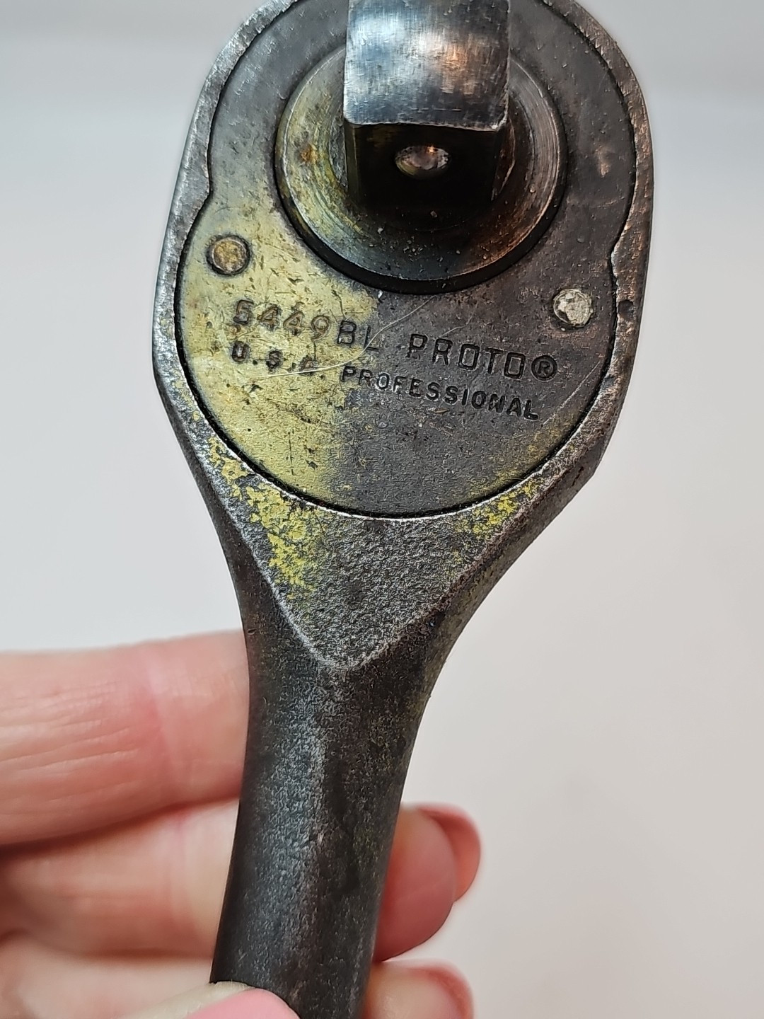 PROTO Pear Head Ratchet 5449BL 1/2″ Drive 10” Black Oxide Tools USA Professional