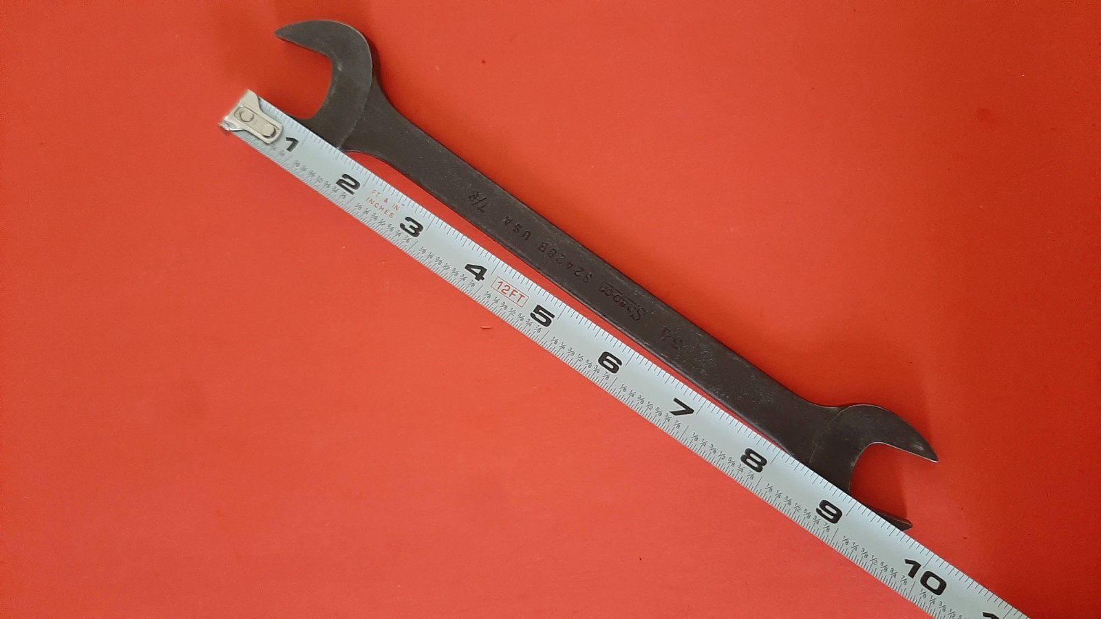 Snap-on Tools S2428B 3/4″ x 7/8″ Open-End Wrench USA Black Industrial Finish