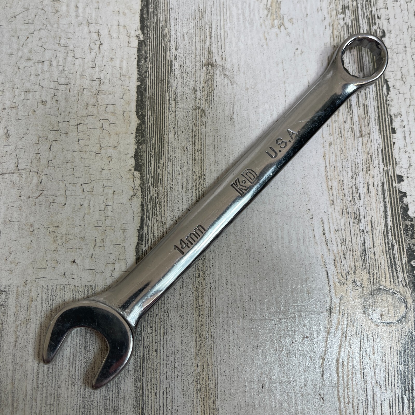 KD 14MM COMBINATION WRENCH 12pt 63614 MADE IN USA Polished