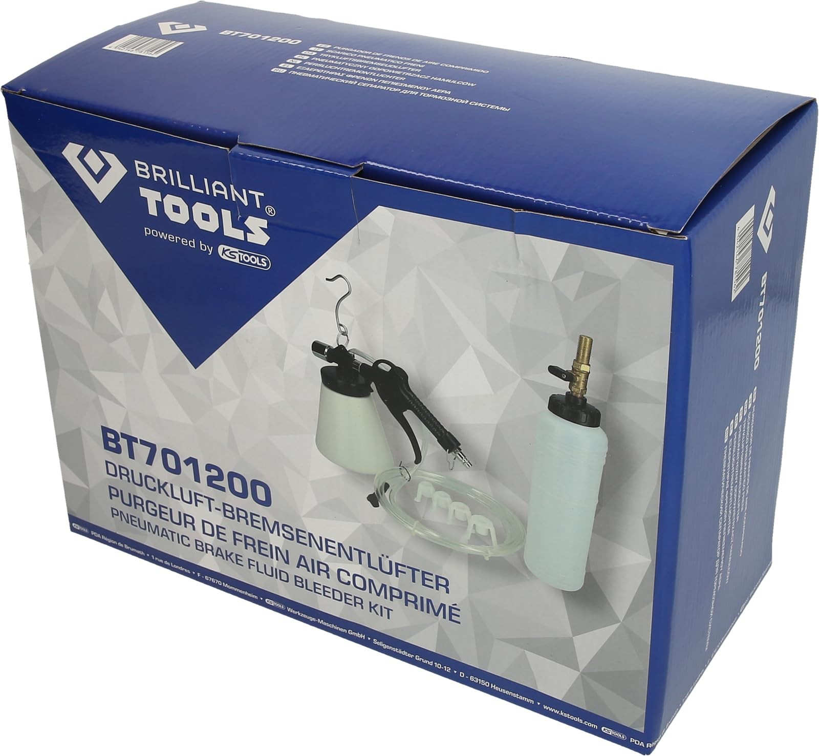 BT701200 Air Brake Bleeder Powered by KS TOOLS