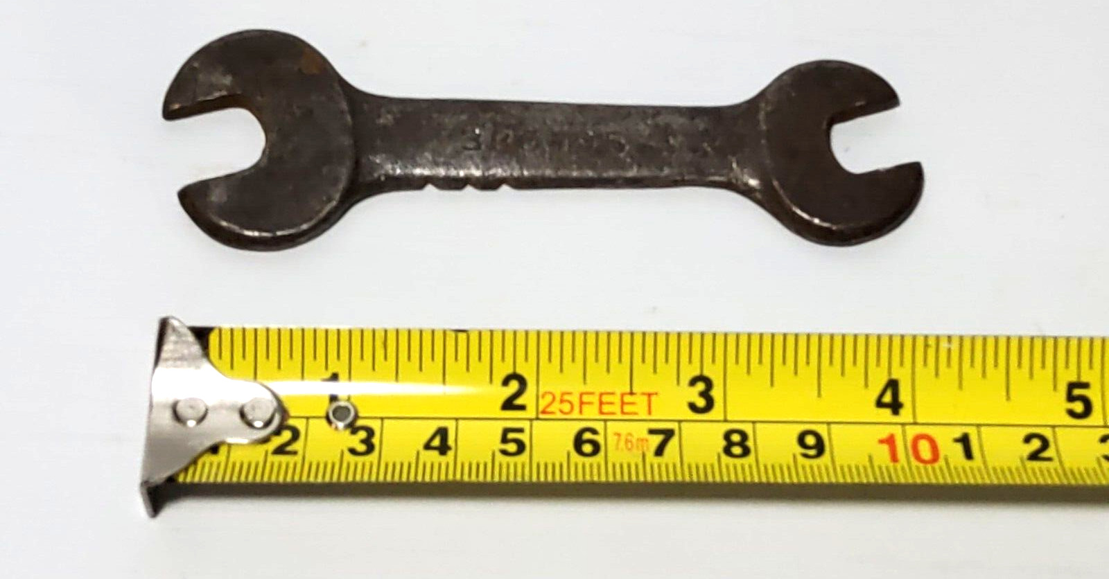 Diamond Emblem OPEN END WRENCH Notched on Side #385795 Vintage