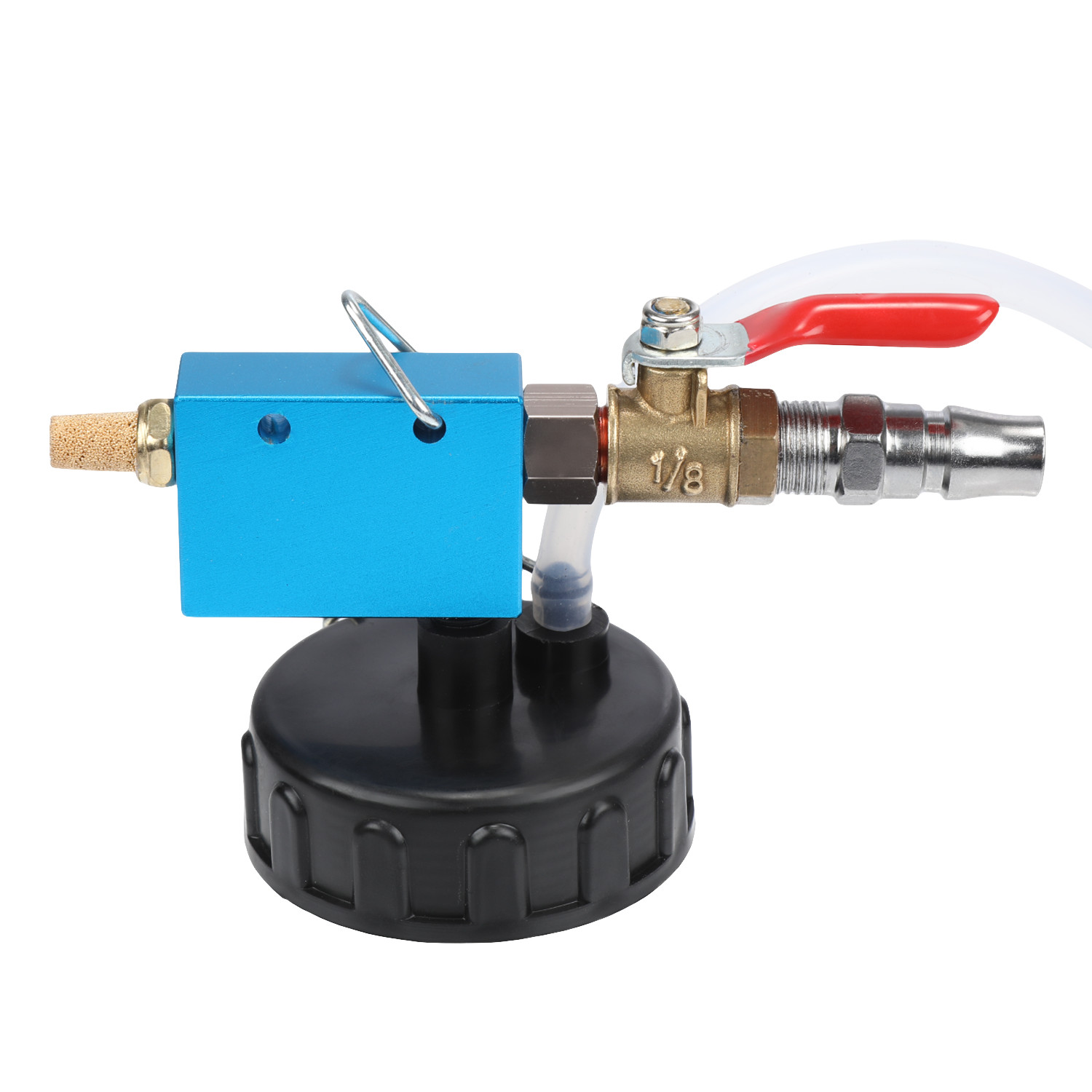Brake Fluid Bleeder Kit 300ml Vacuum Pump Tool for Car Clutch Power Steering Oil