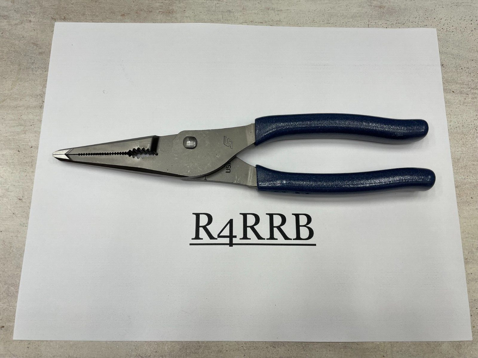 Snap-on Tools NEW POWER BLUE 9″ Soft Grip Long Nose Slip Joint Pliers LN47ACFMB