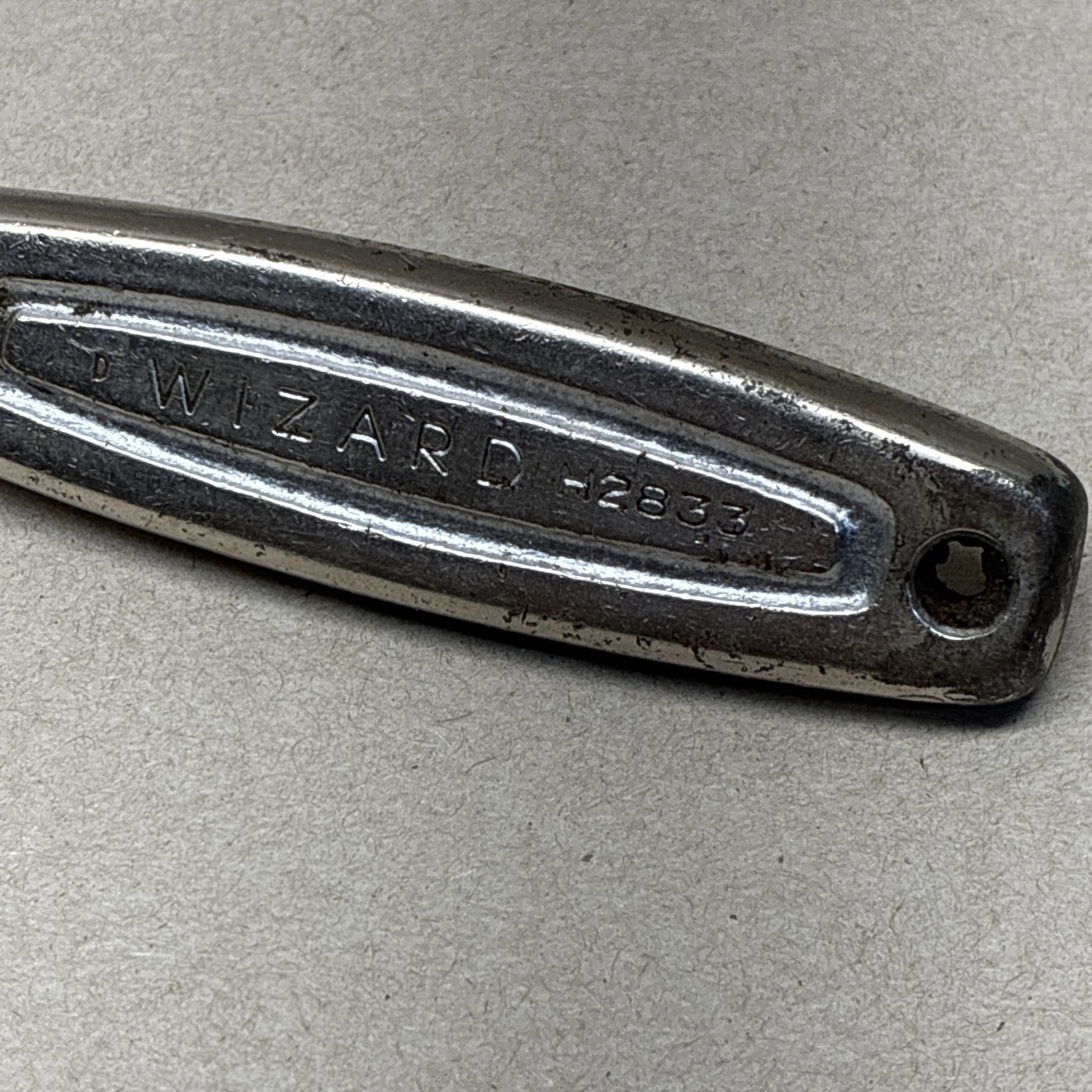 Vintage Wizard Tools 1/2″ Drive Ratchet H2833 USA Fine Tooth Smooth Operating