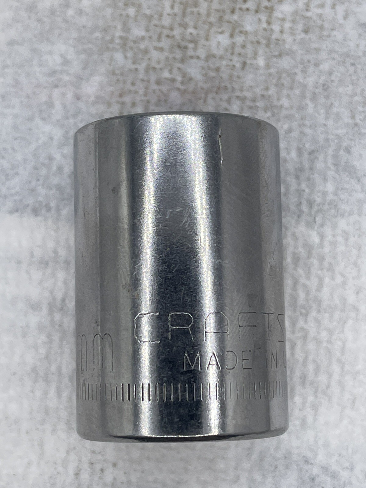 Vintage Craftsman 1/2″ Drive 19mm 12pt Standard Socket G44238 USA