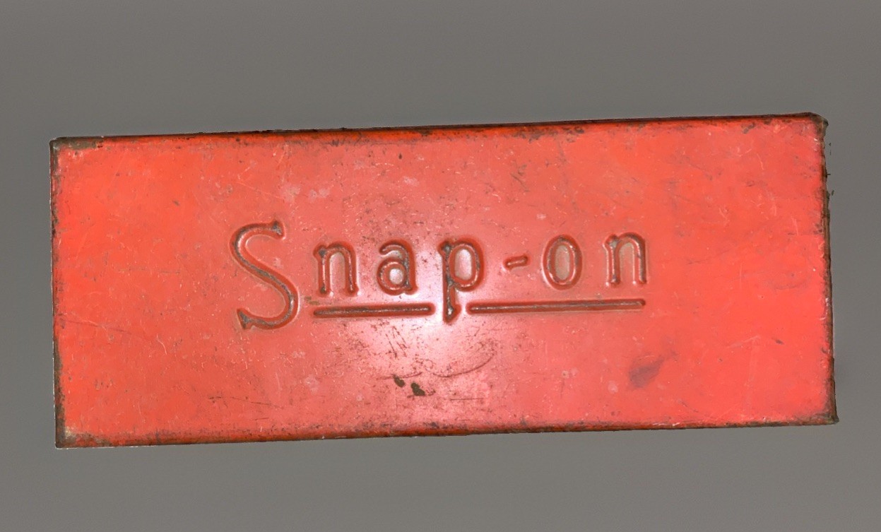 Vintage Snap On Tool Box Red Small Socket Rare Antique Early Font Free Ship!