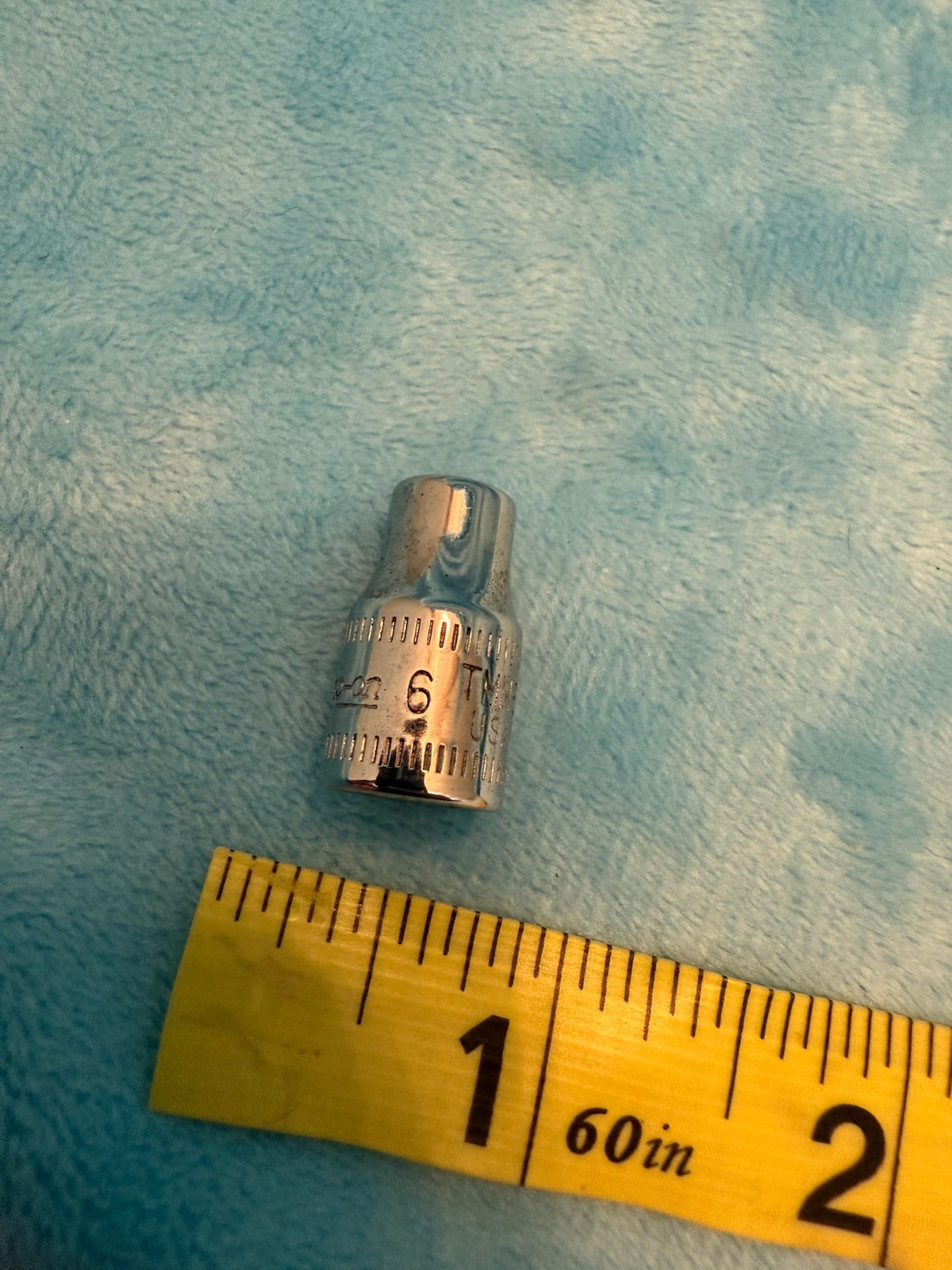 🇺🇸 Snap-on Tools USA TMM6 1/4″ Drive 6 Point Metric 6mm Shallow Chrome Socket