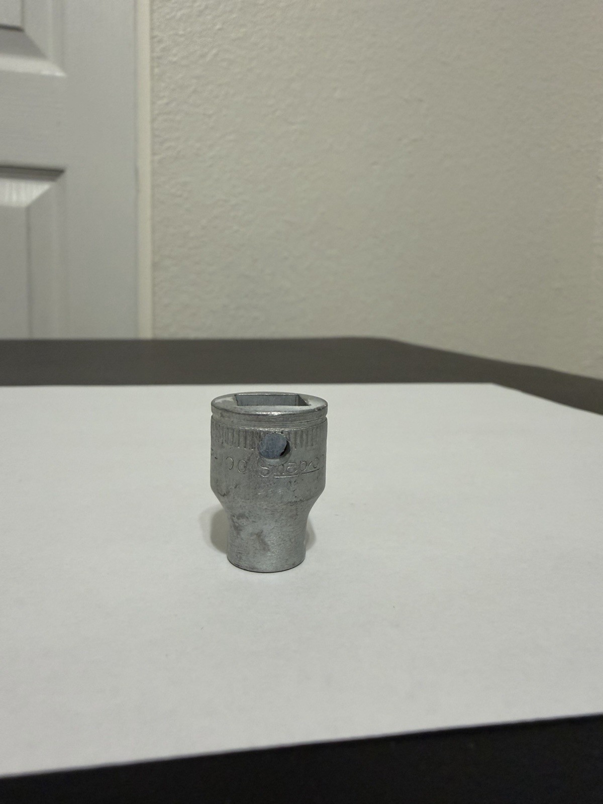 Snap-On Tools 12 Point 3/8″ Drive SAE 5/16″ Shallow Socket F100 USA G Date Code