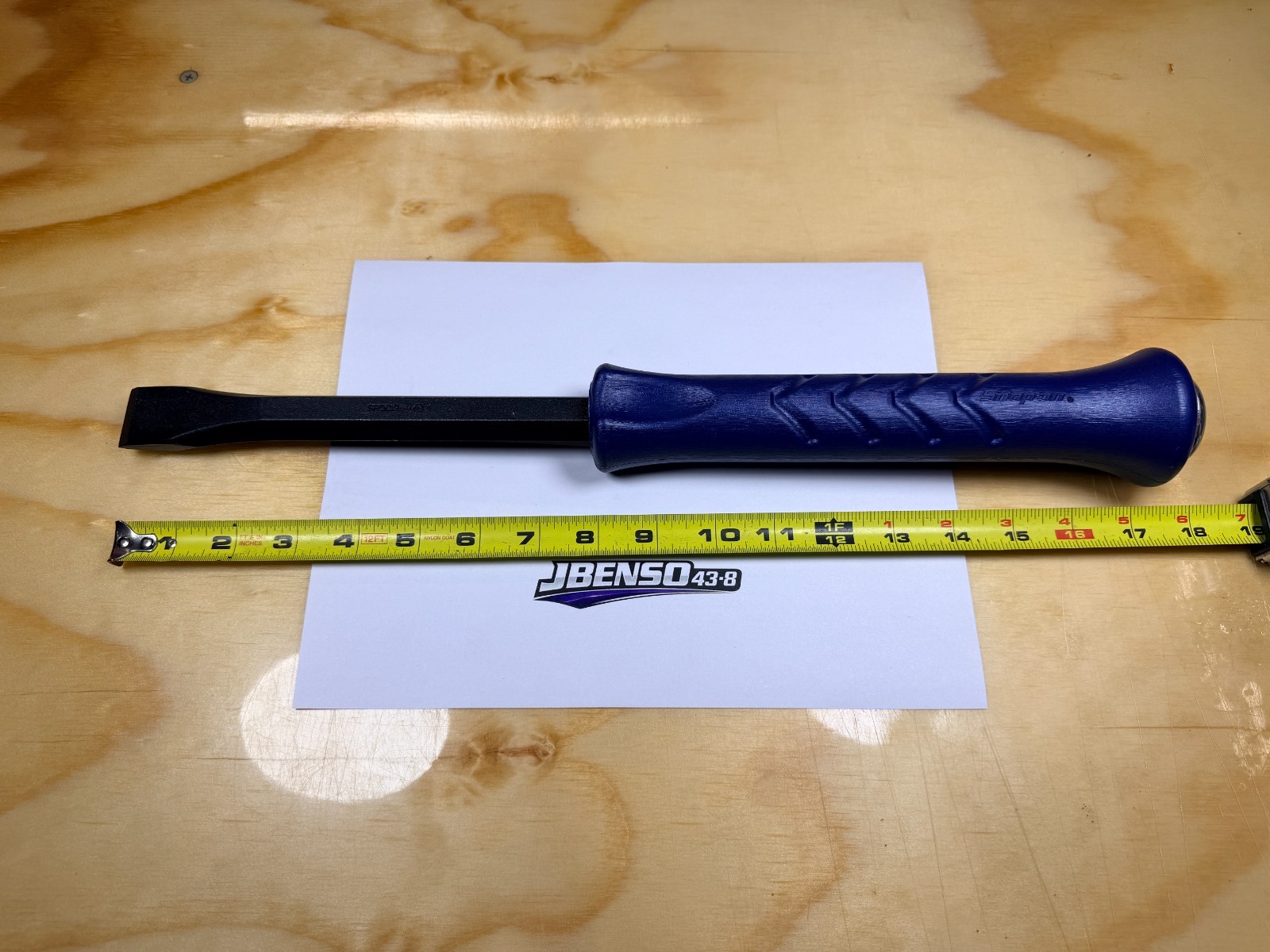 Snap-on Tools USA NEW POWER BLUE 18″ Steel Striking Demolition Chisel SPDC18MB