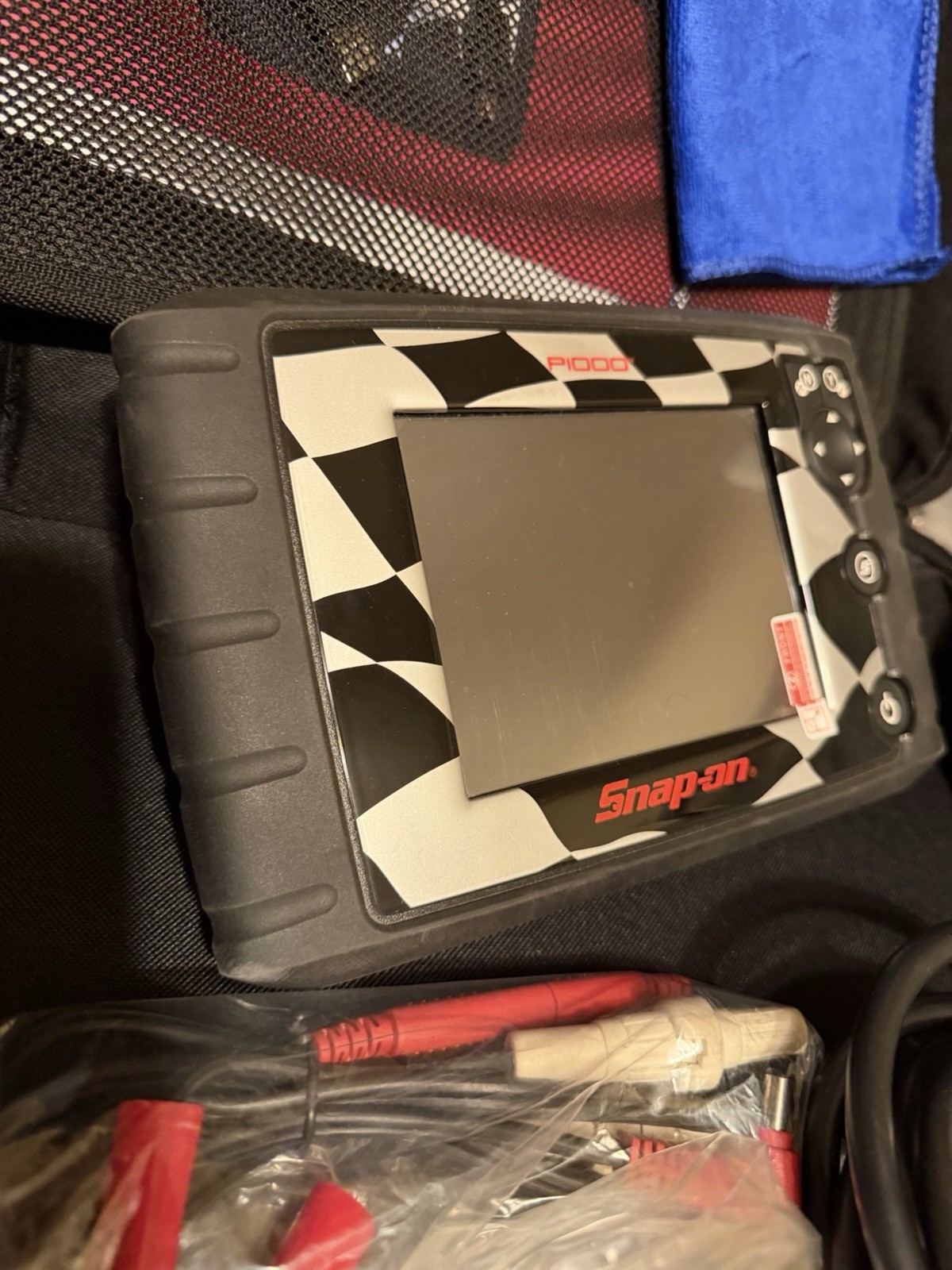 2026 SnapOn P1000 26.2 Motorcycle & Car Scanner Kit W/ Adapters EESC334 Snap On