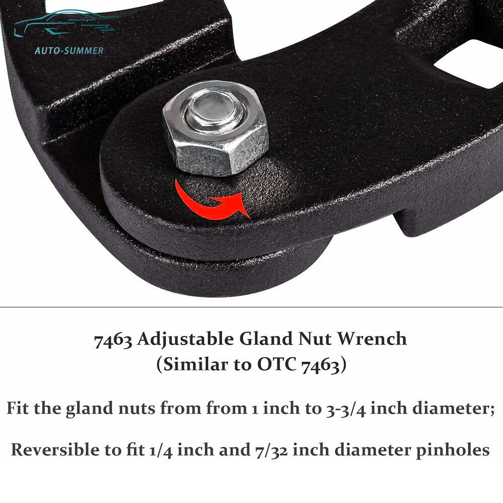 Adjustable Gland Nut Wrench Small Pin Spanner Tools For Hydraulic Cylinders 7463