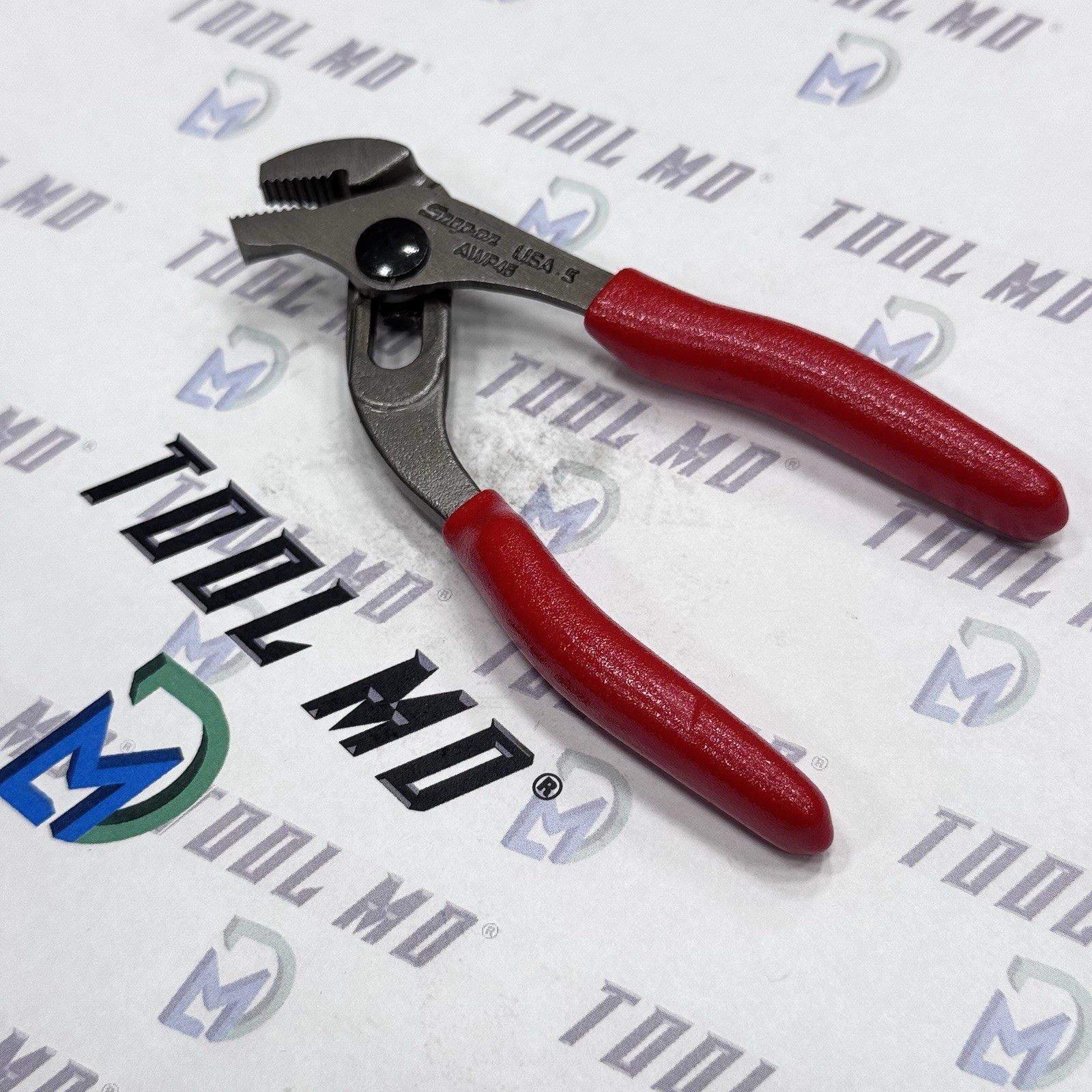 Snap-on Tools USA NEW RED 5″ Adjustable Joint Interlocking Channel Pliers AWP45