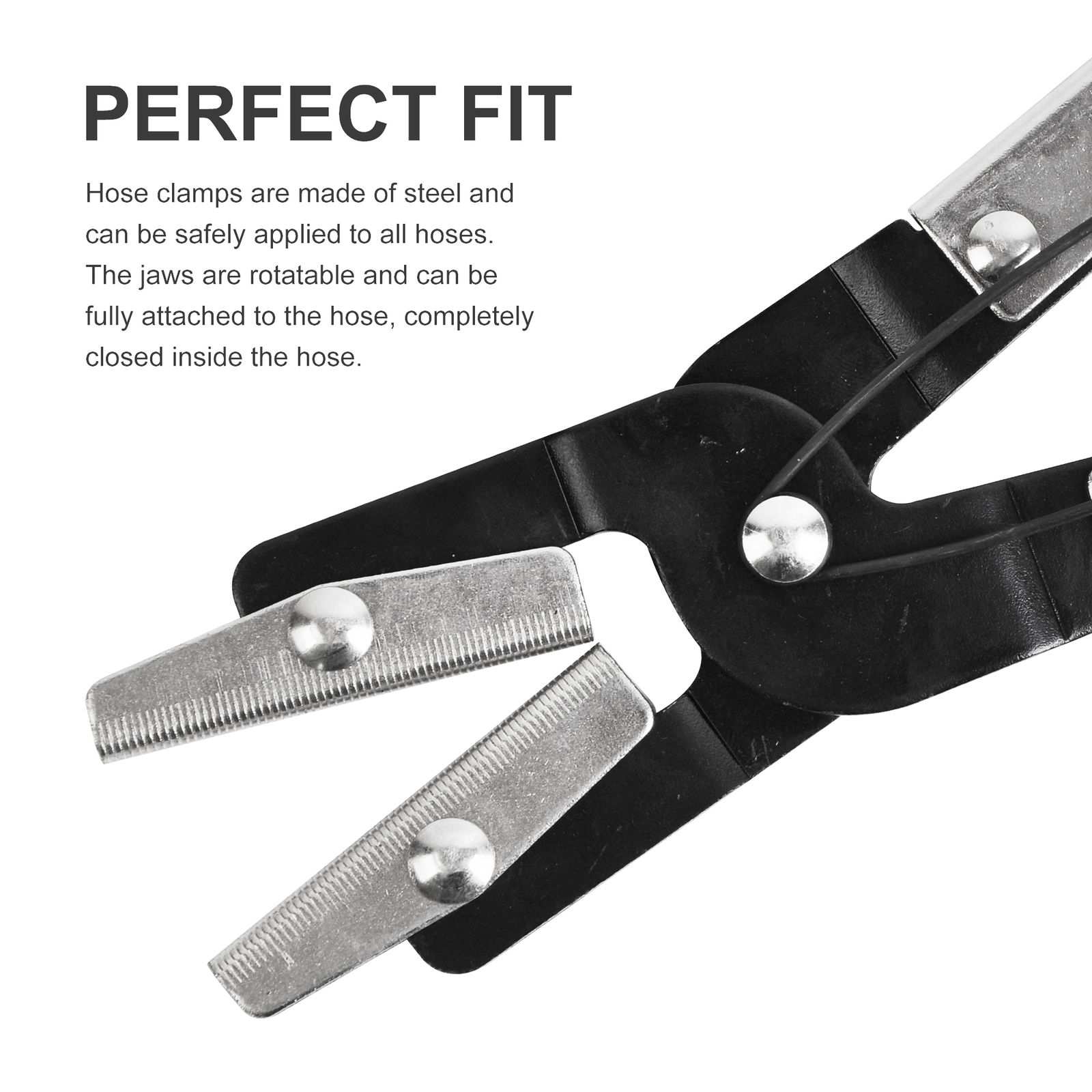 3pcs Ratcheting Hose Pinch Off Pliers Set, 8″ 10″ 12″ Car Hose Fuel Pinch Pliers