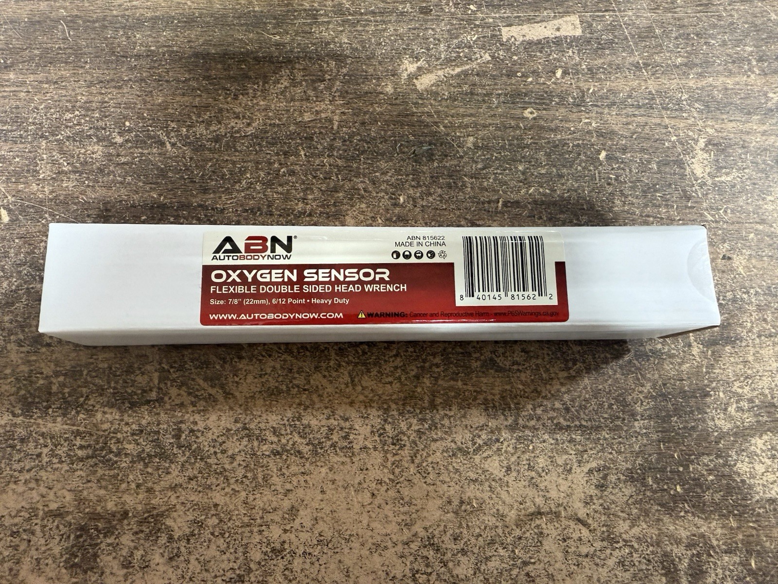 ABN O2 Sensor Socket Wrench Flexible 6-12pt Dual Head