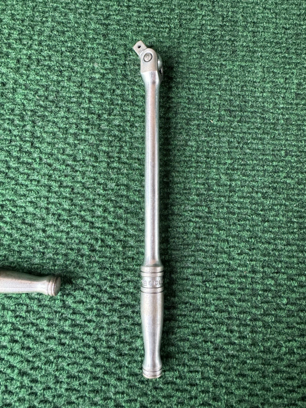 Snap On 3/8 Drive 11-1/4” Long Handle Flex Head Ratchet F731 & Breaker Bar F10LB