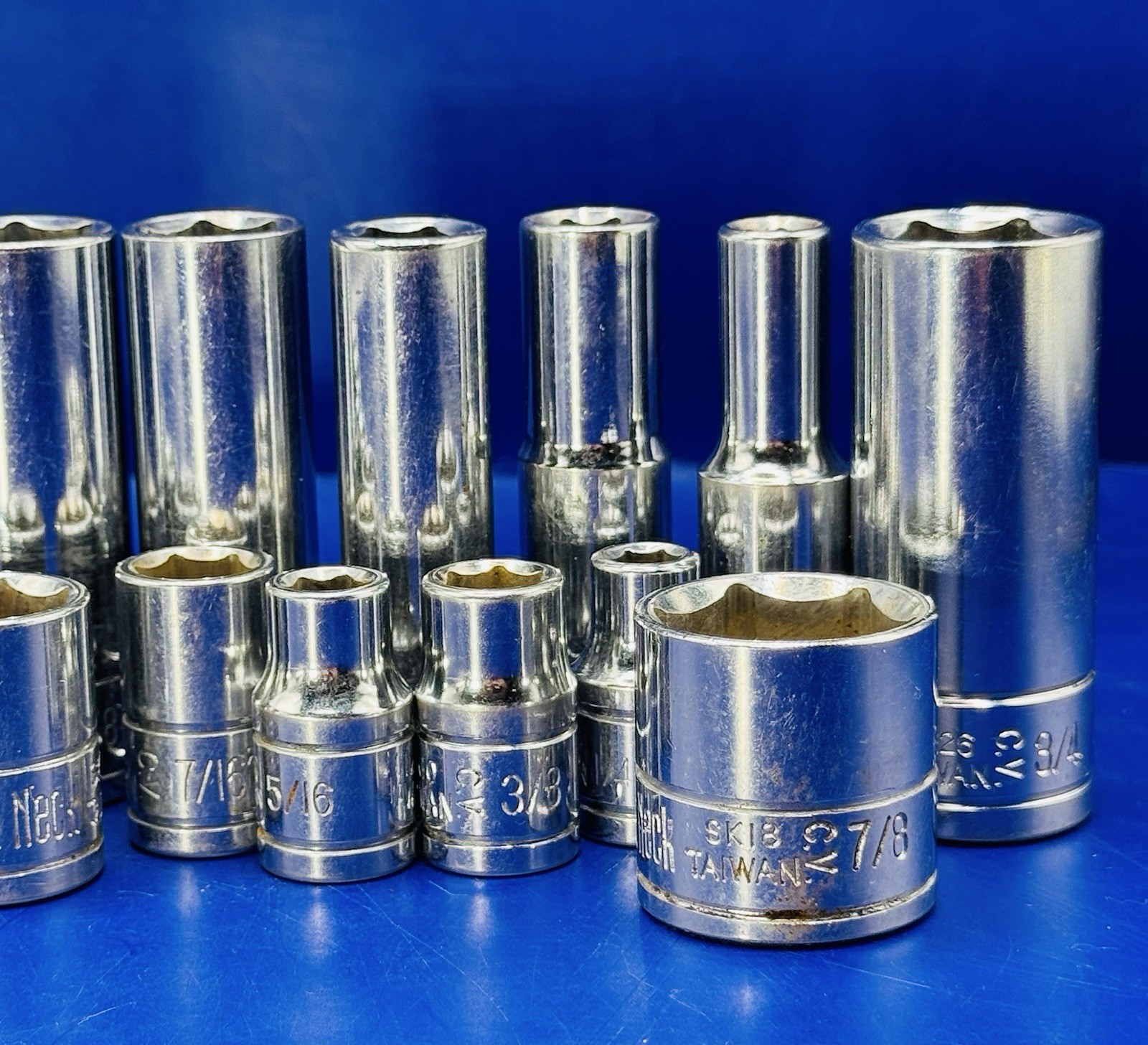 21-Piece Great Neck 3/8″ Drive Socket Set Multiple Socket Sizes 6-Point