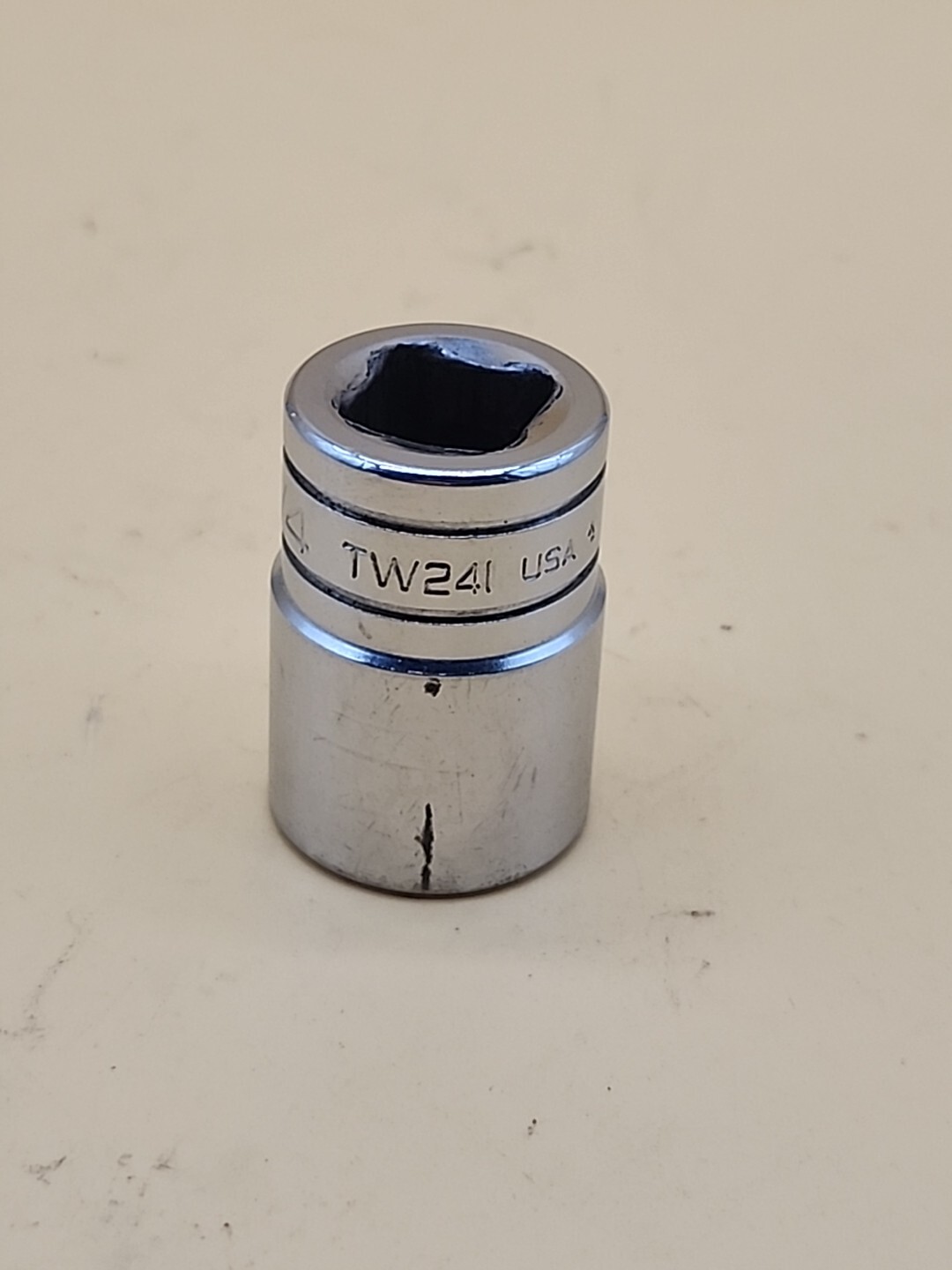 Snap On Tools TW241 3/4″ SAE Flank Drive Shallow Socket 1/2″ Drive 6 Point USA
