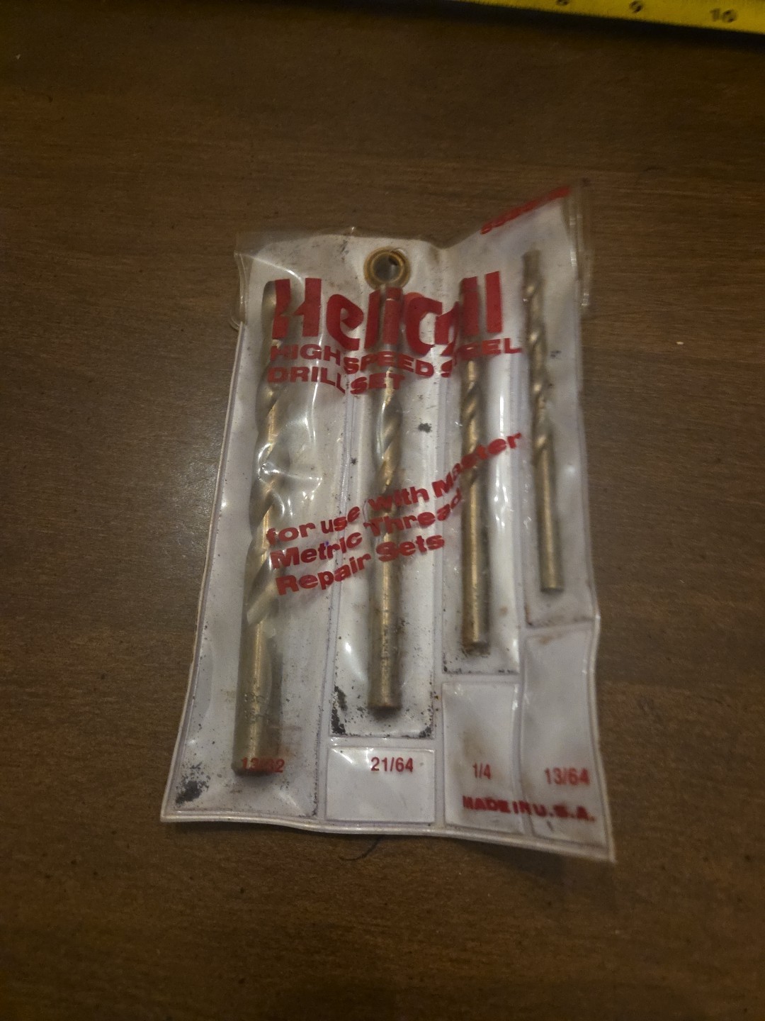 HeliCoil Tools 5525- 15 SAE High Speed Steel Drill Set for Master Thread Repair