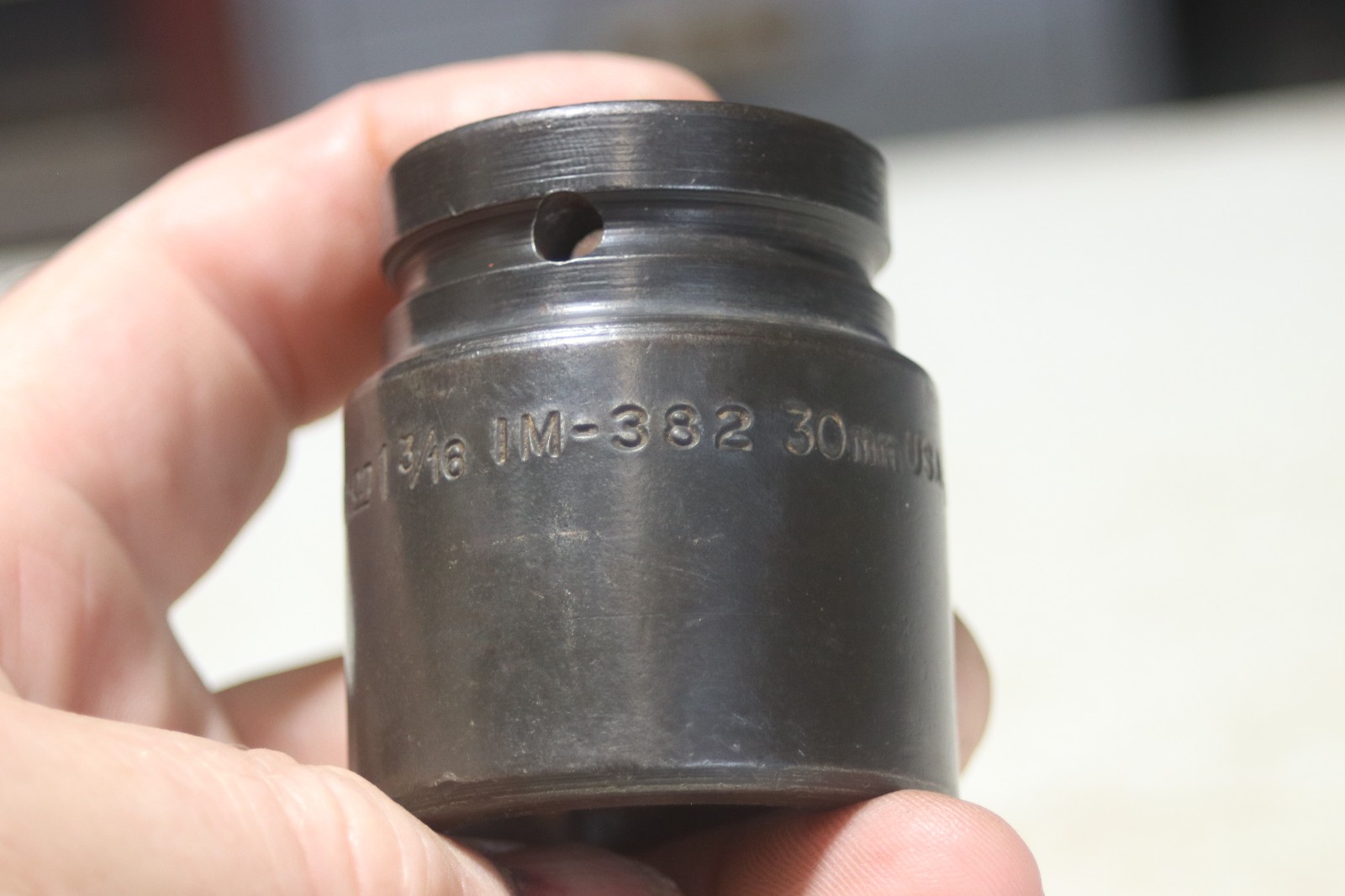 Snap On IM-382 3/4 Inch Drive 1-3/16 30mm 6 Point Impact Socket