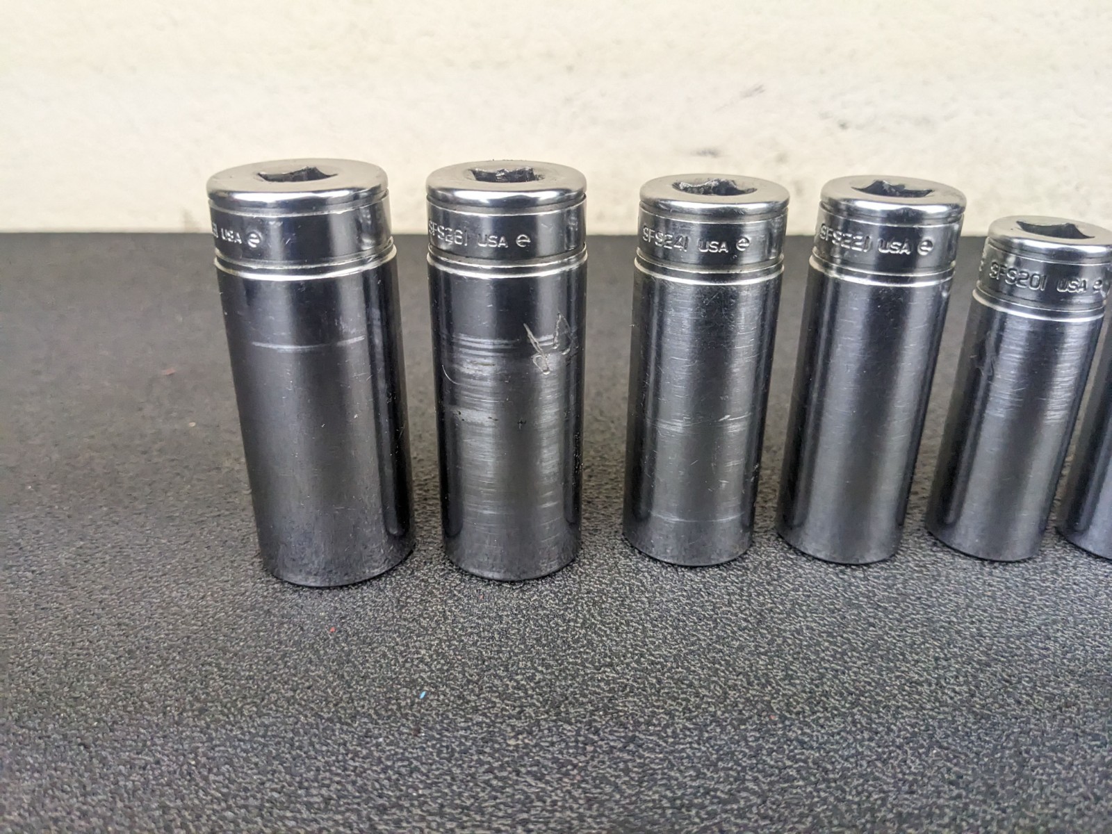 #bm403 Snap on Tools 211SFSY 3/8″ Drive Deep Chrome Socket Set Socket Set