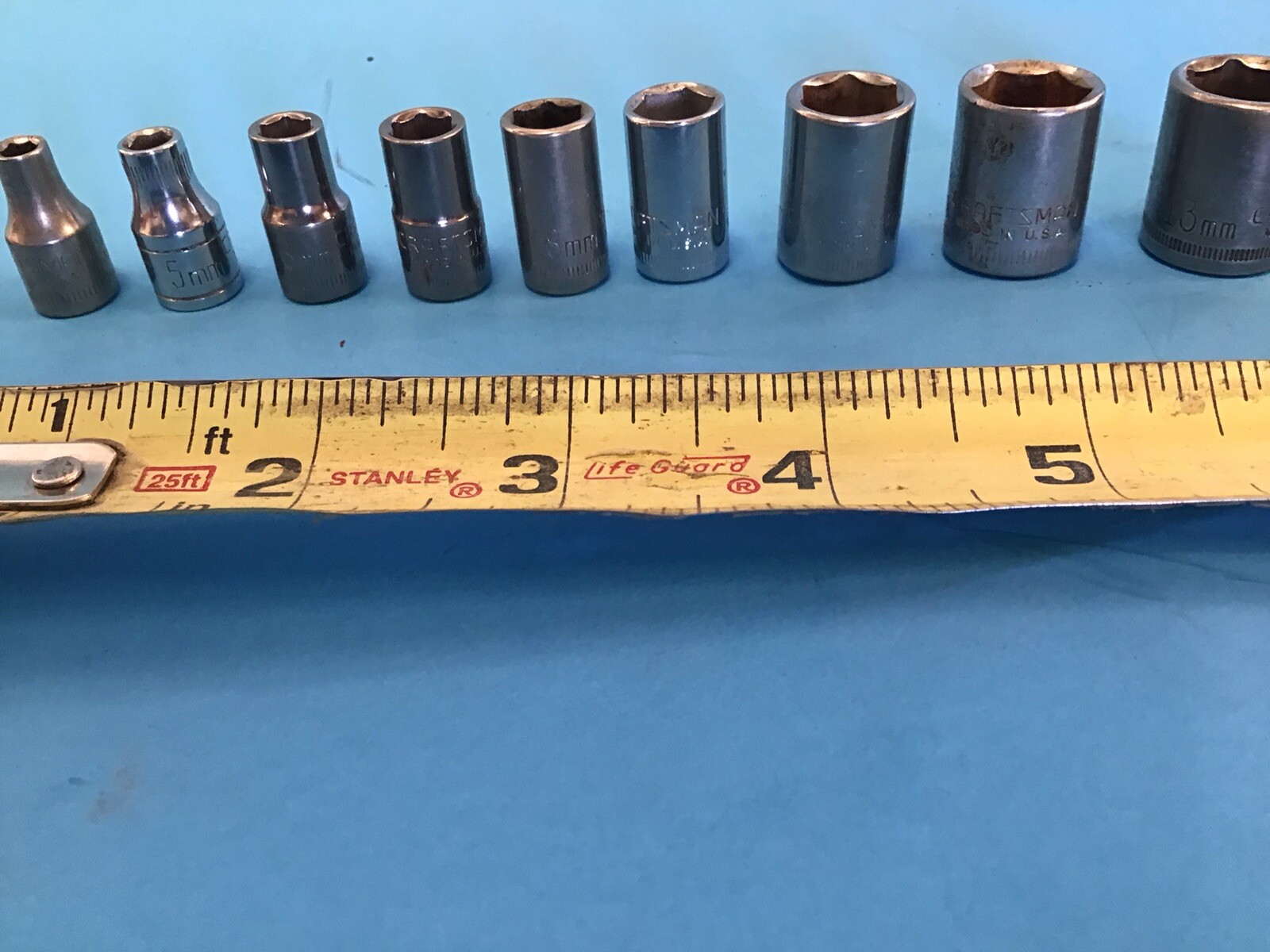 Craftsman 1/4” Drive Sockets, Metric