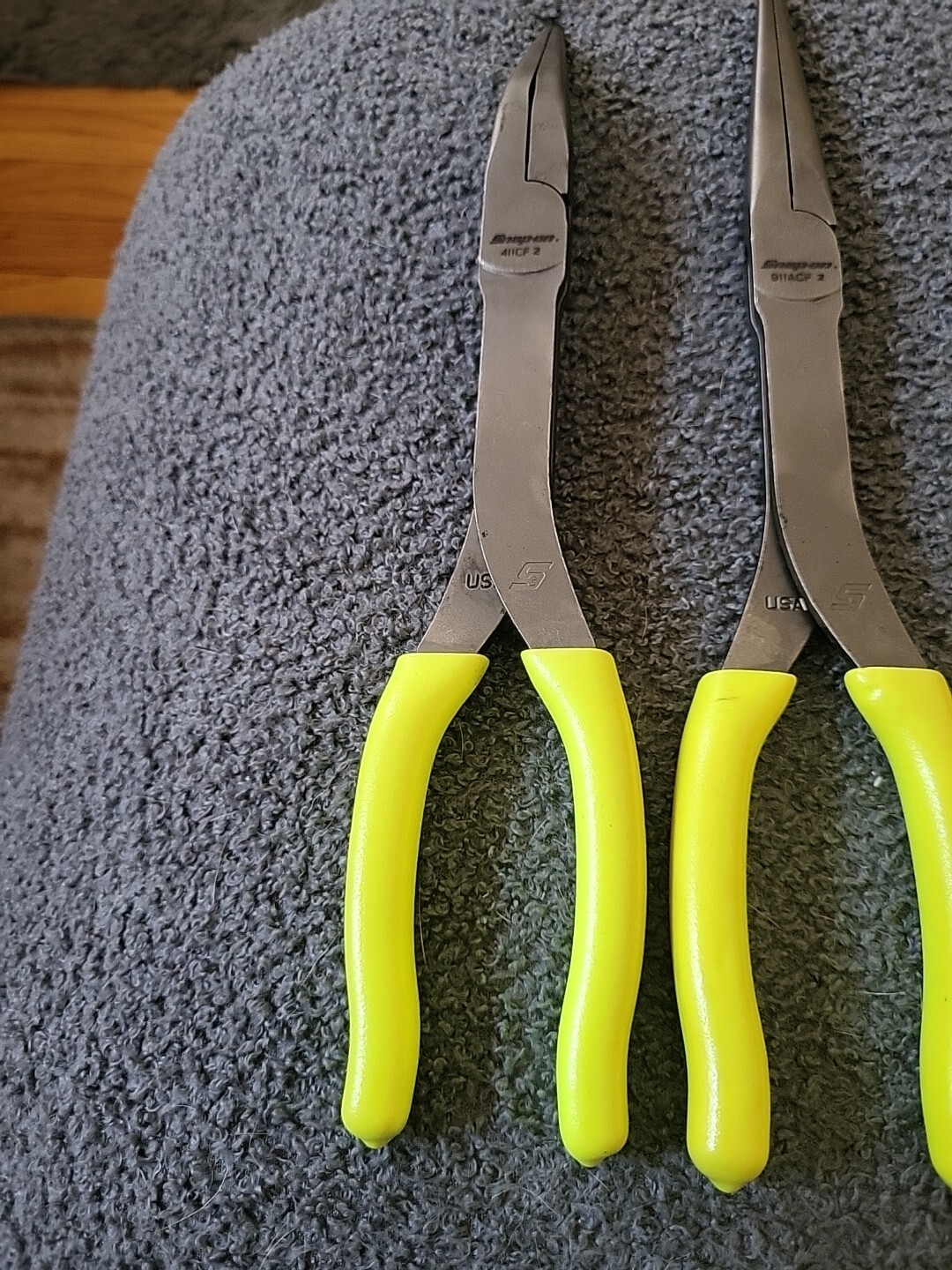 Snap on Tools 5 Piece Hi-Viz Yellow Pliers Set