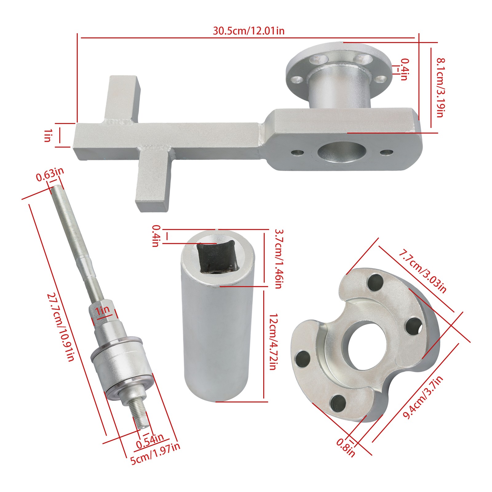 Crankshaft Crank Puller Removal Tool Set for Land Rover Range Rover 3.0lt 5.0lt