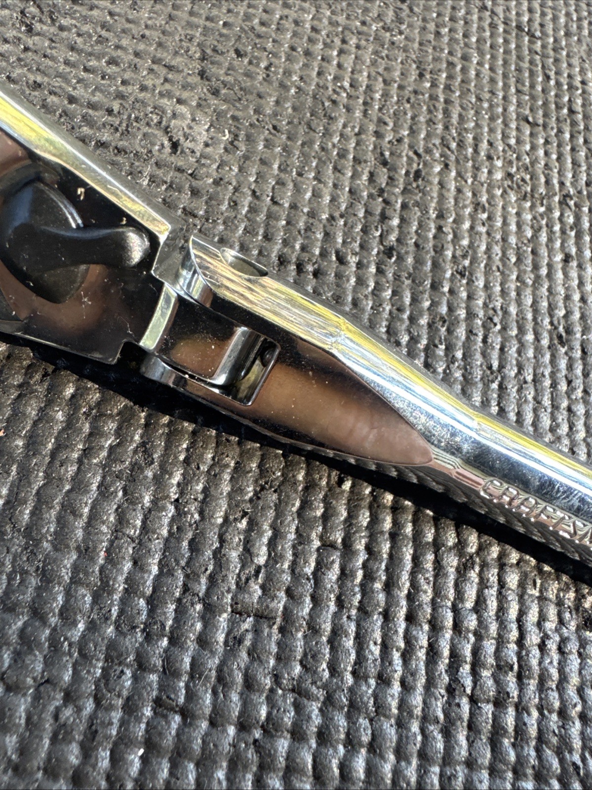 Sears Craftsman USA Nos 3/8” Drive Stubby Flex Head Ratchet 44834 Full Polish