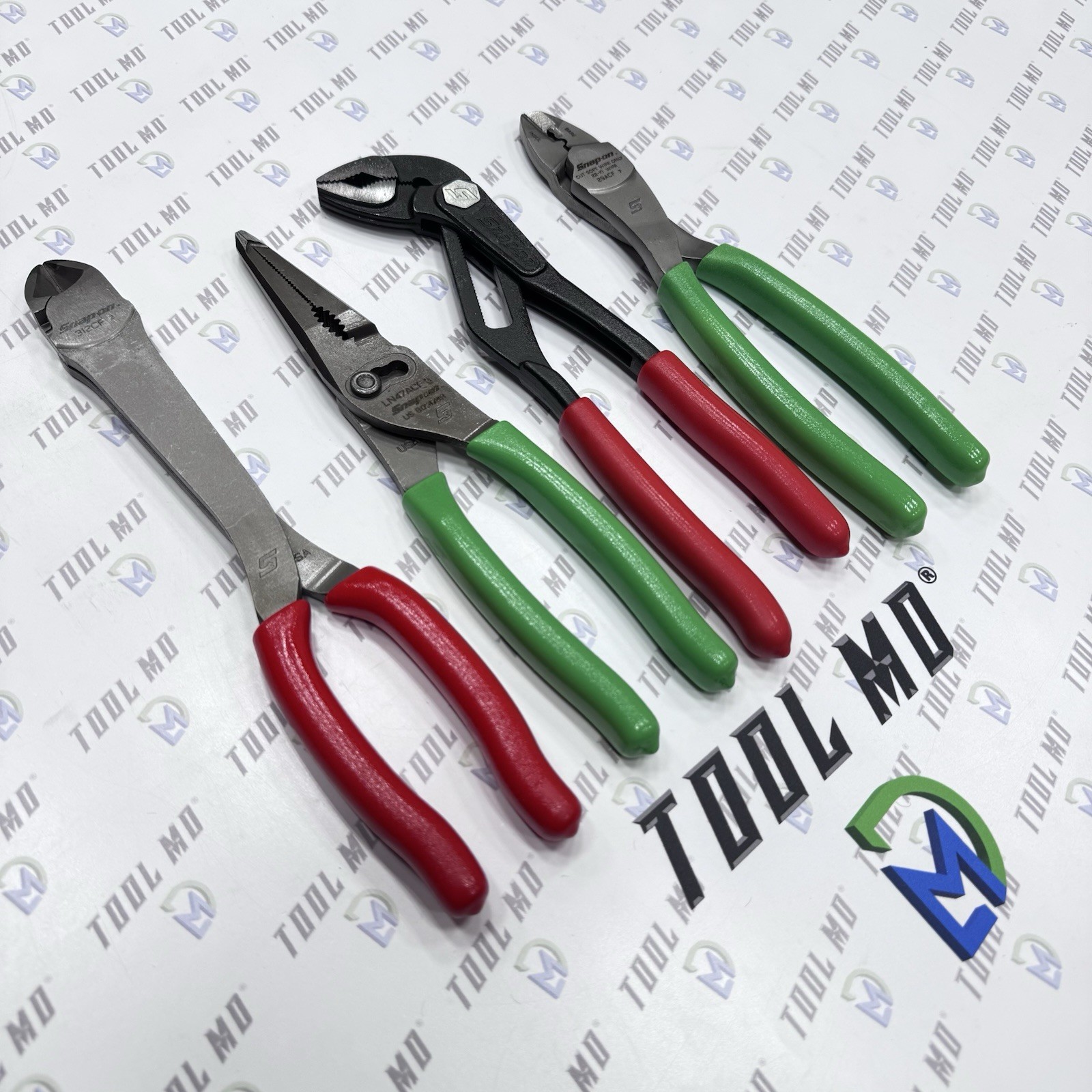Snap-on Tools USA NEW 4pc Assorted Plier Set w/ To-Go Bag LN47ACF 312CF