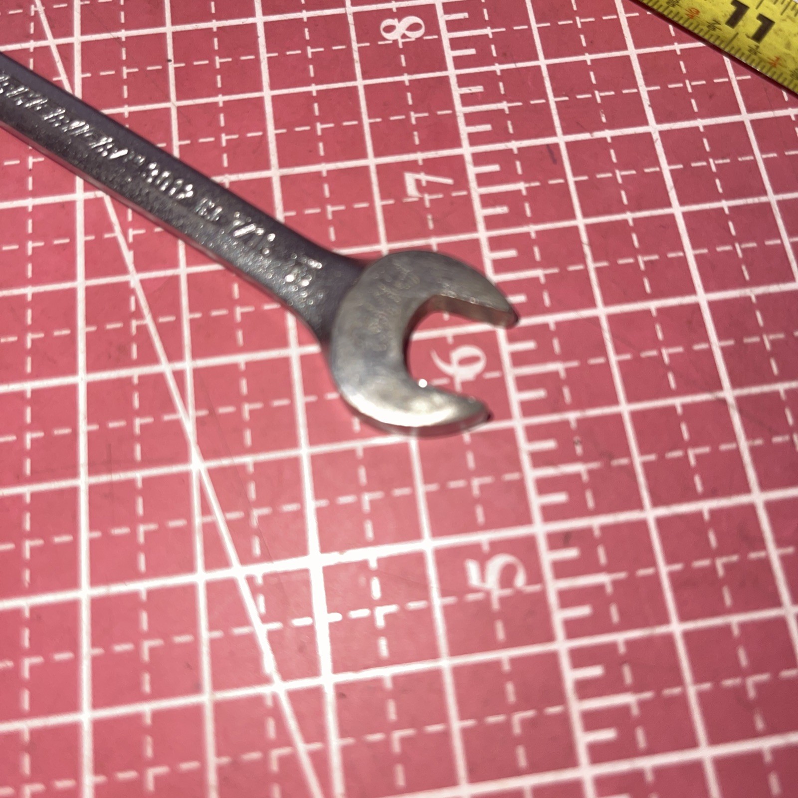 Vintage Proamerica USA 3012 3/8 In X 7/16 In SAE Open End Wrench 3/8” 7/16”